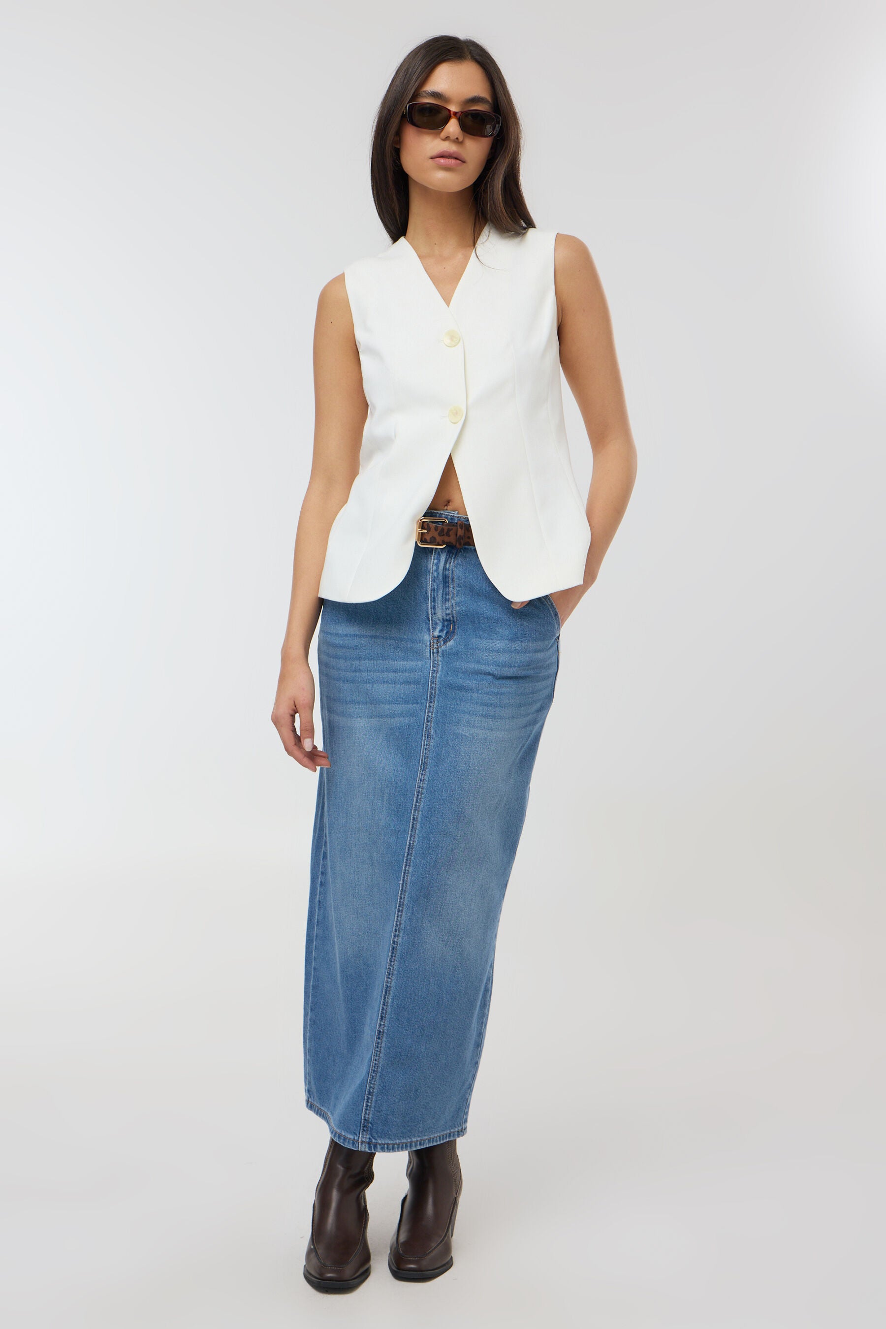 חצאית מקסי ארוכה