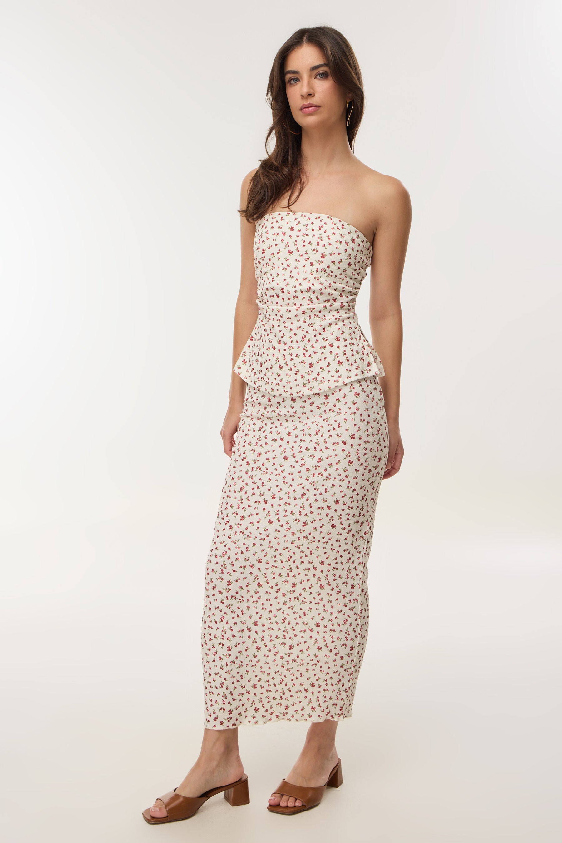 חצאית מידי פרחונית