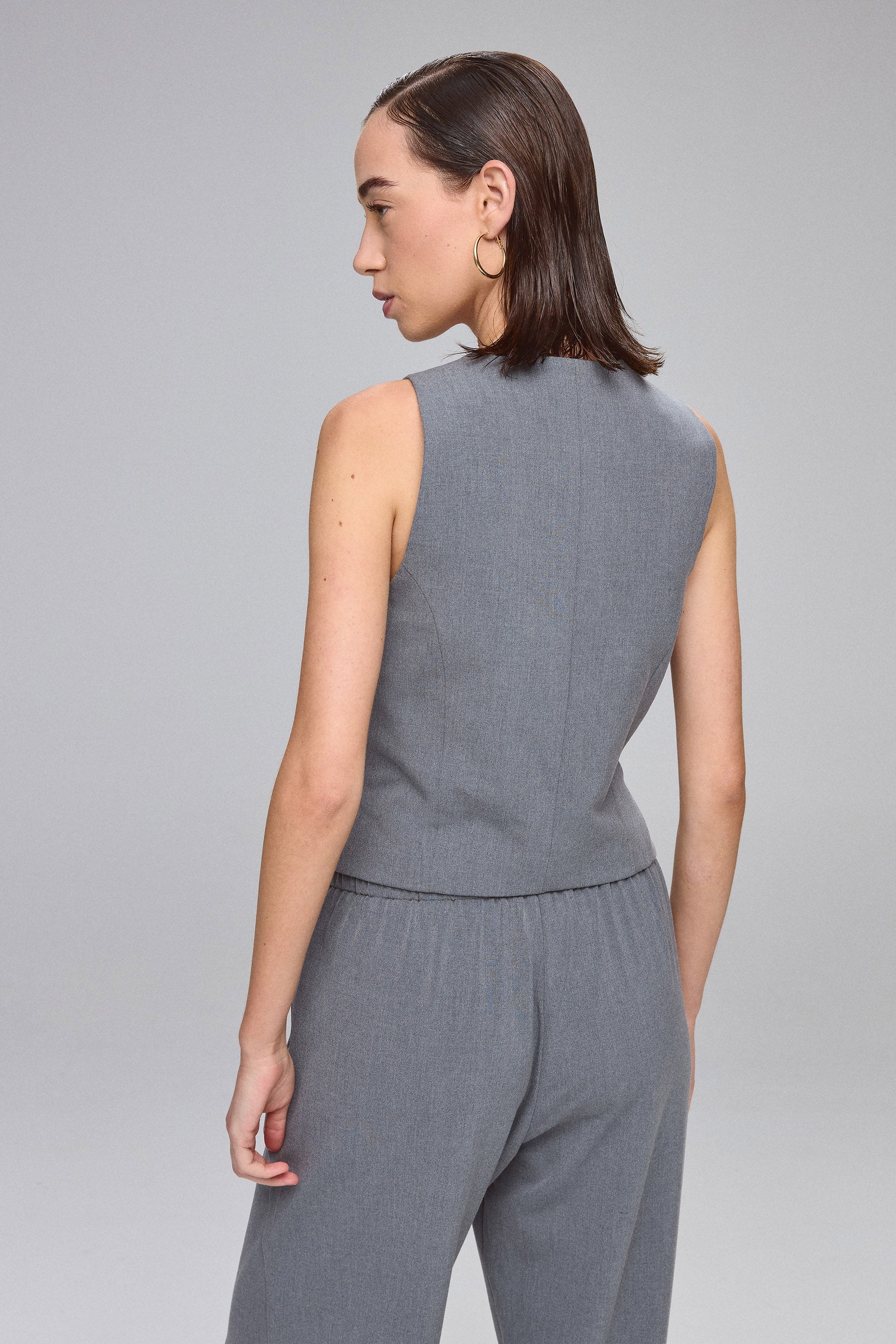 ווסט כפתורי זהב סט