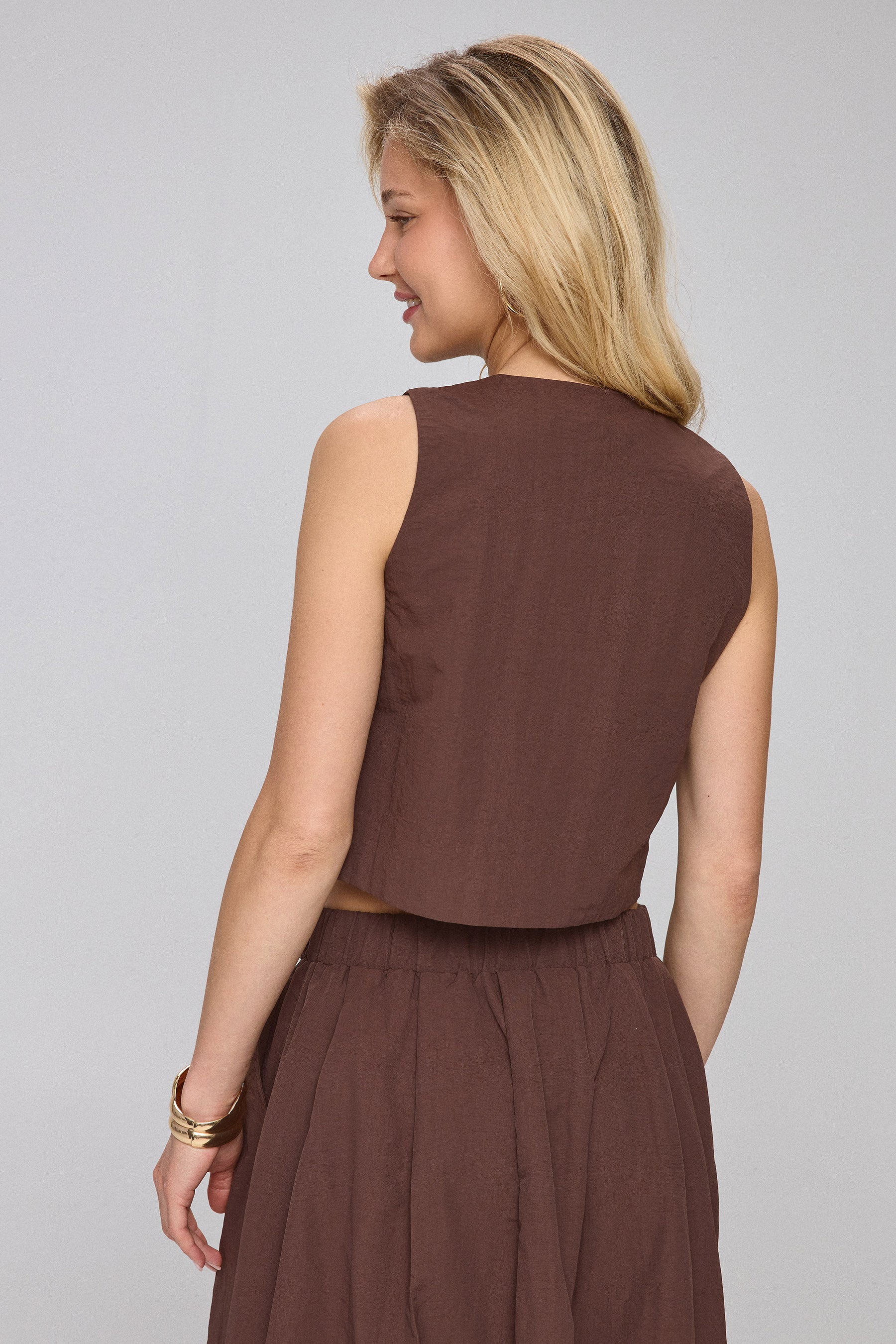 ווסט כפתורים מוזהבים סט