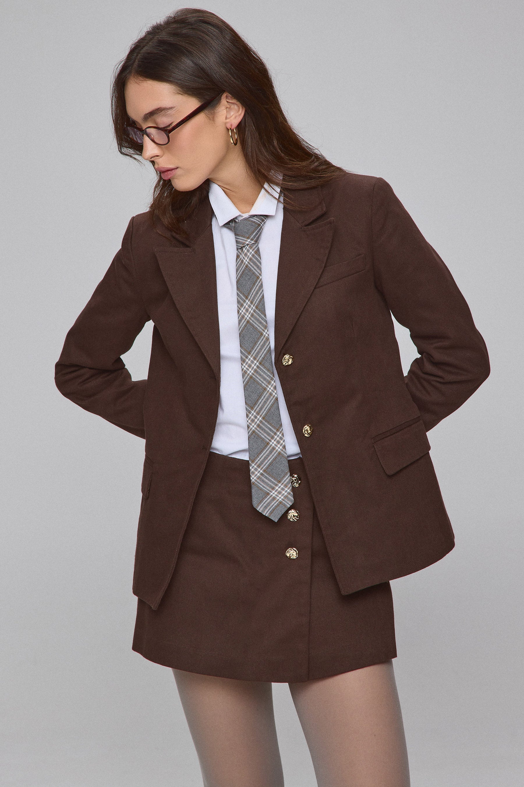 ג'קט מחוייט כ. מוזהבים