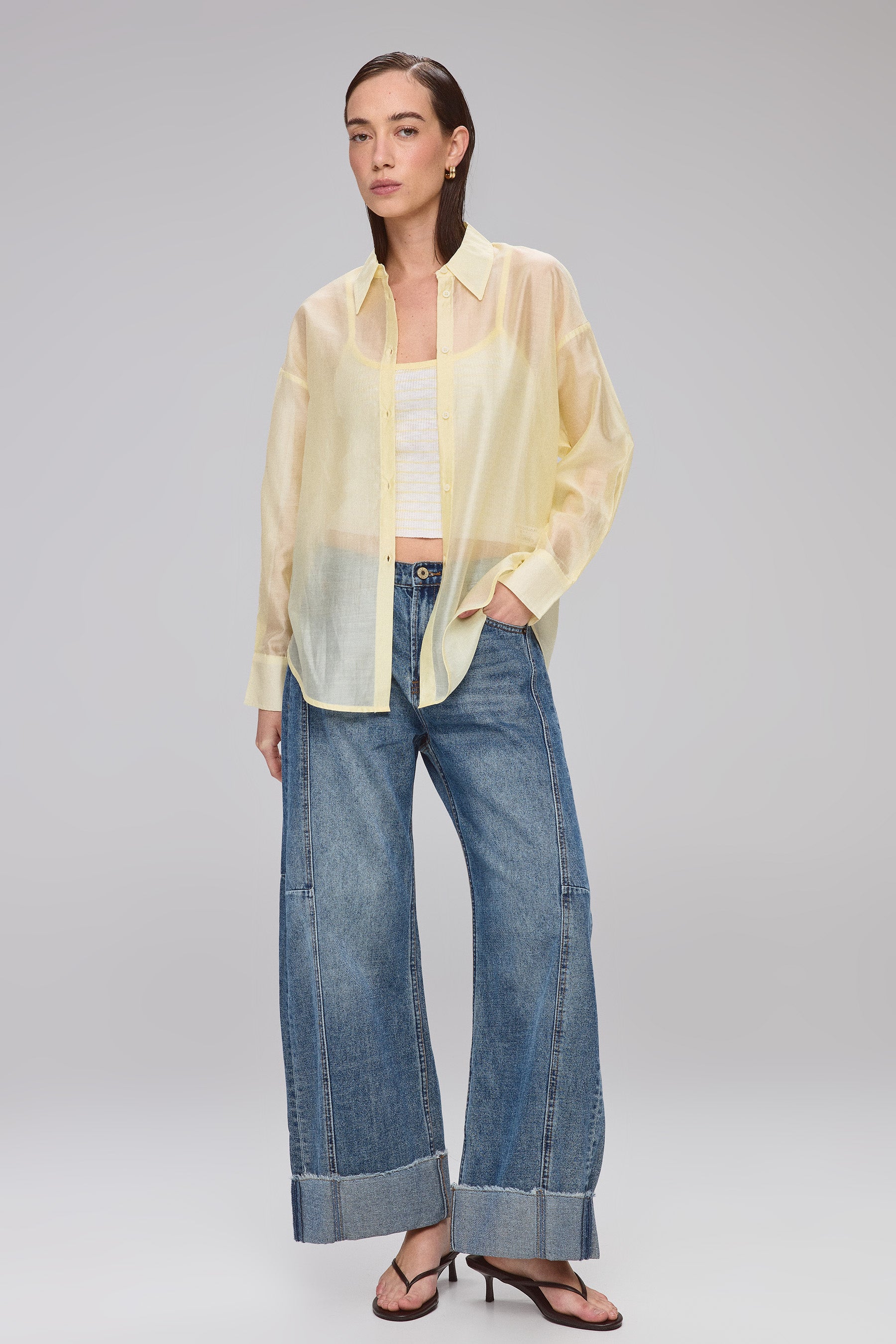 מכופתרת שקופה סט