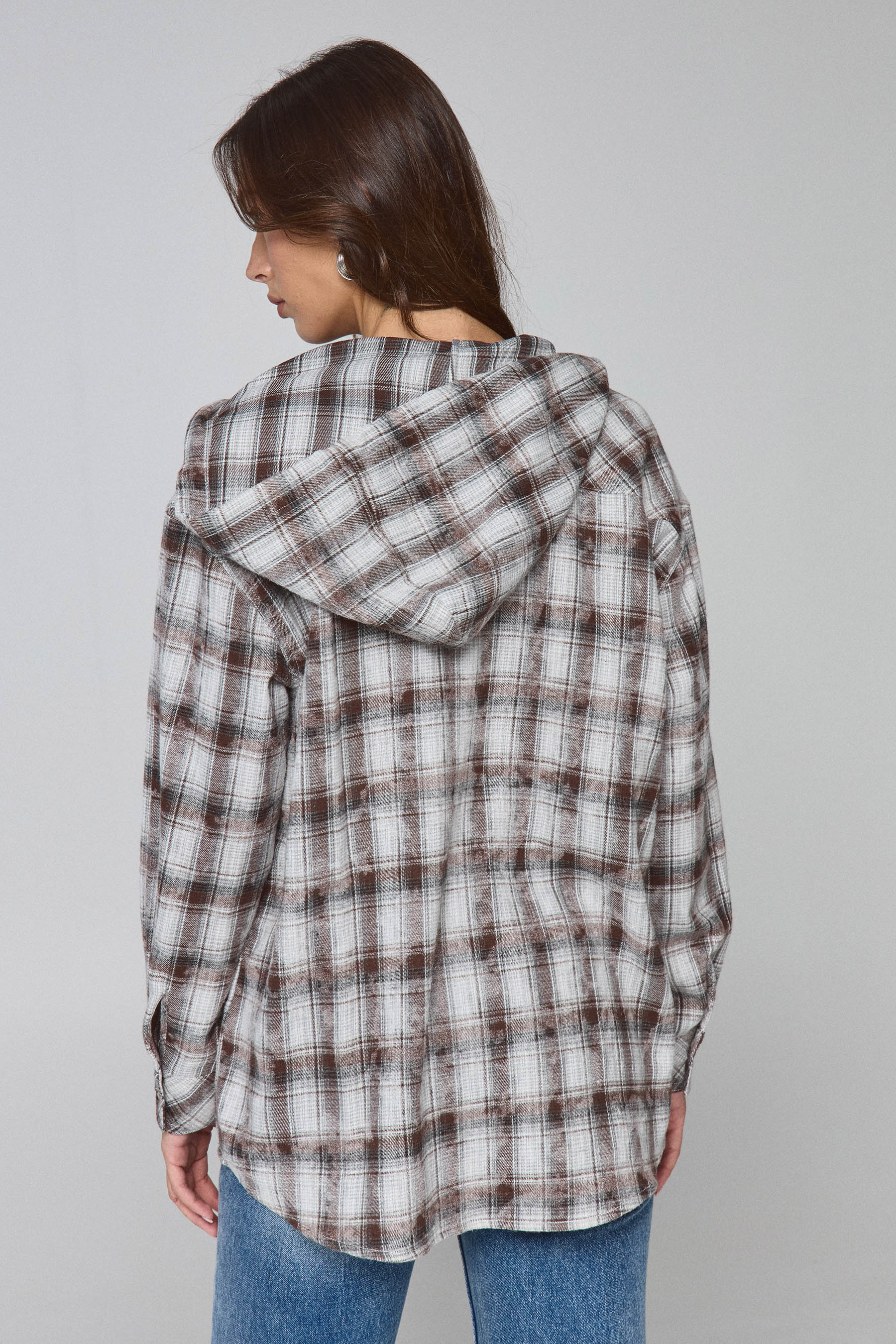 חולצה משובצת קפוצ'ון