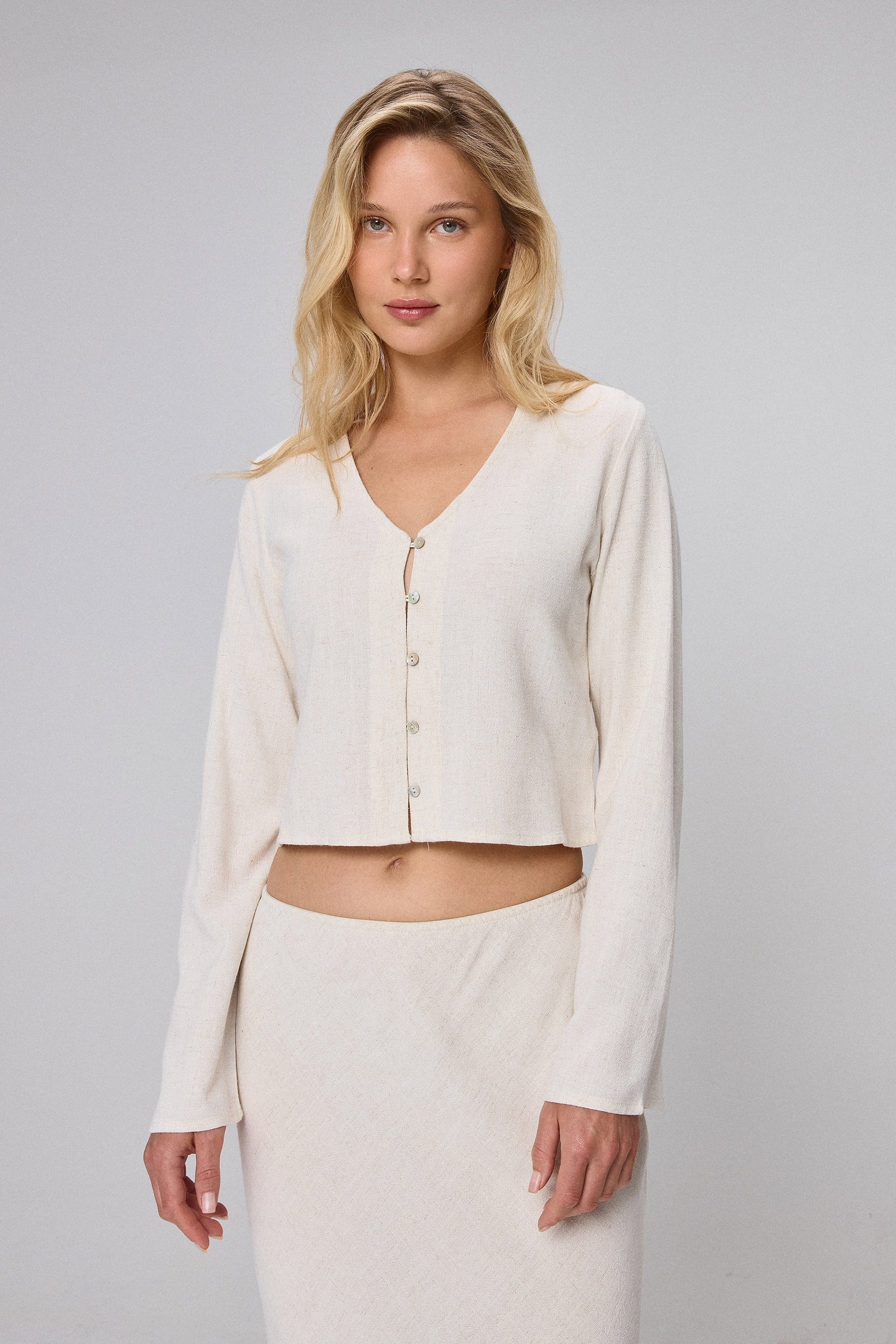 חולצת סיישל כפתורים סט