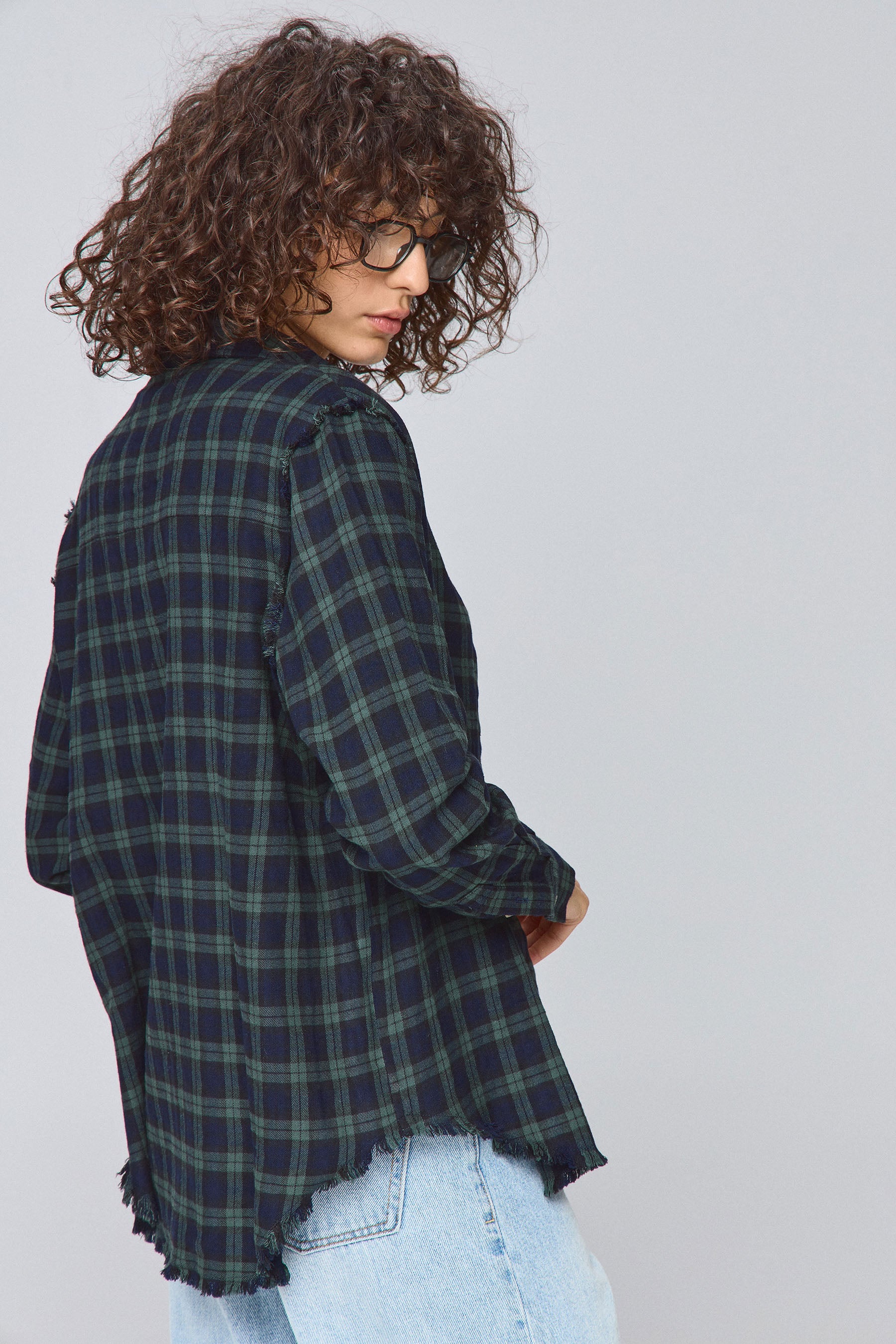 חולצת משבצות פרנזים