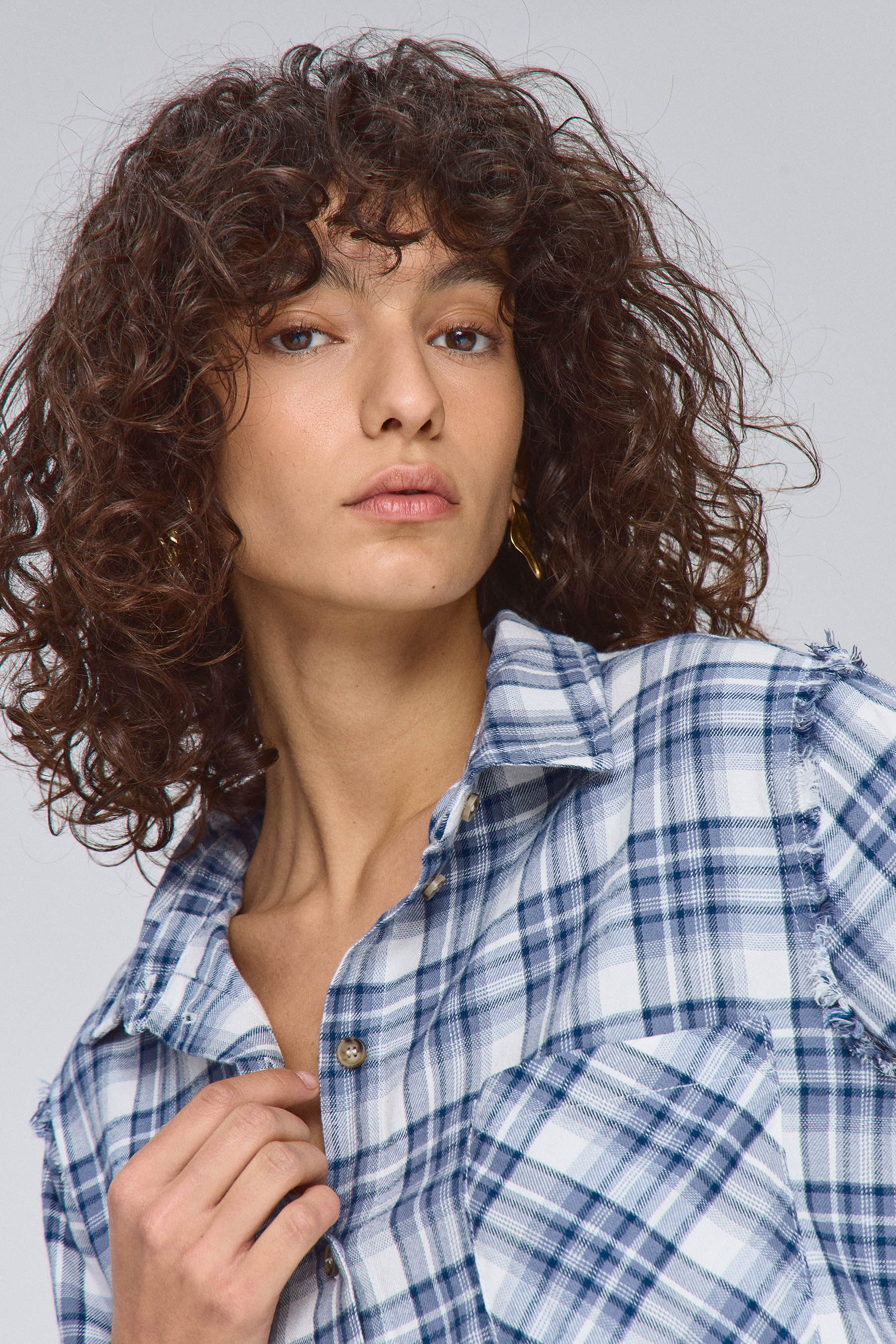 חולצת משבצות פרנזים