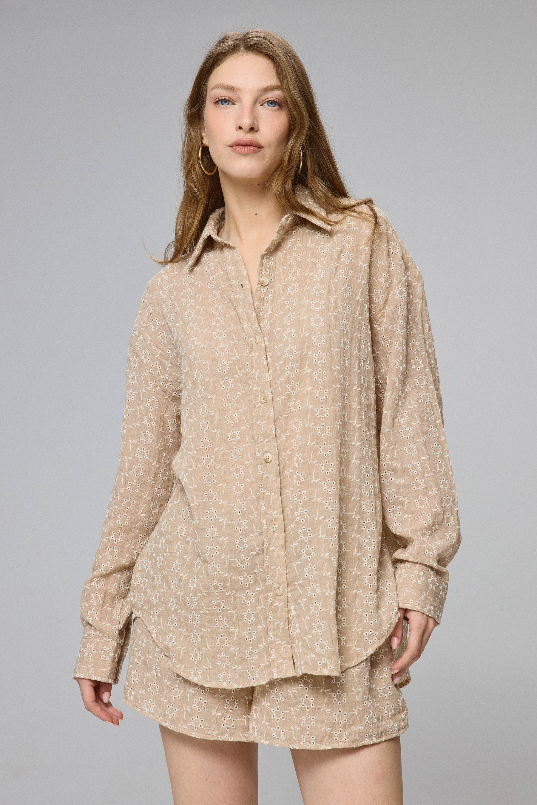 חולצה רקומה סט