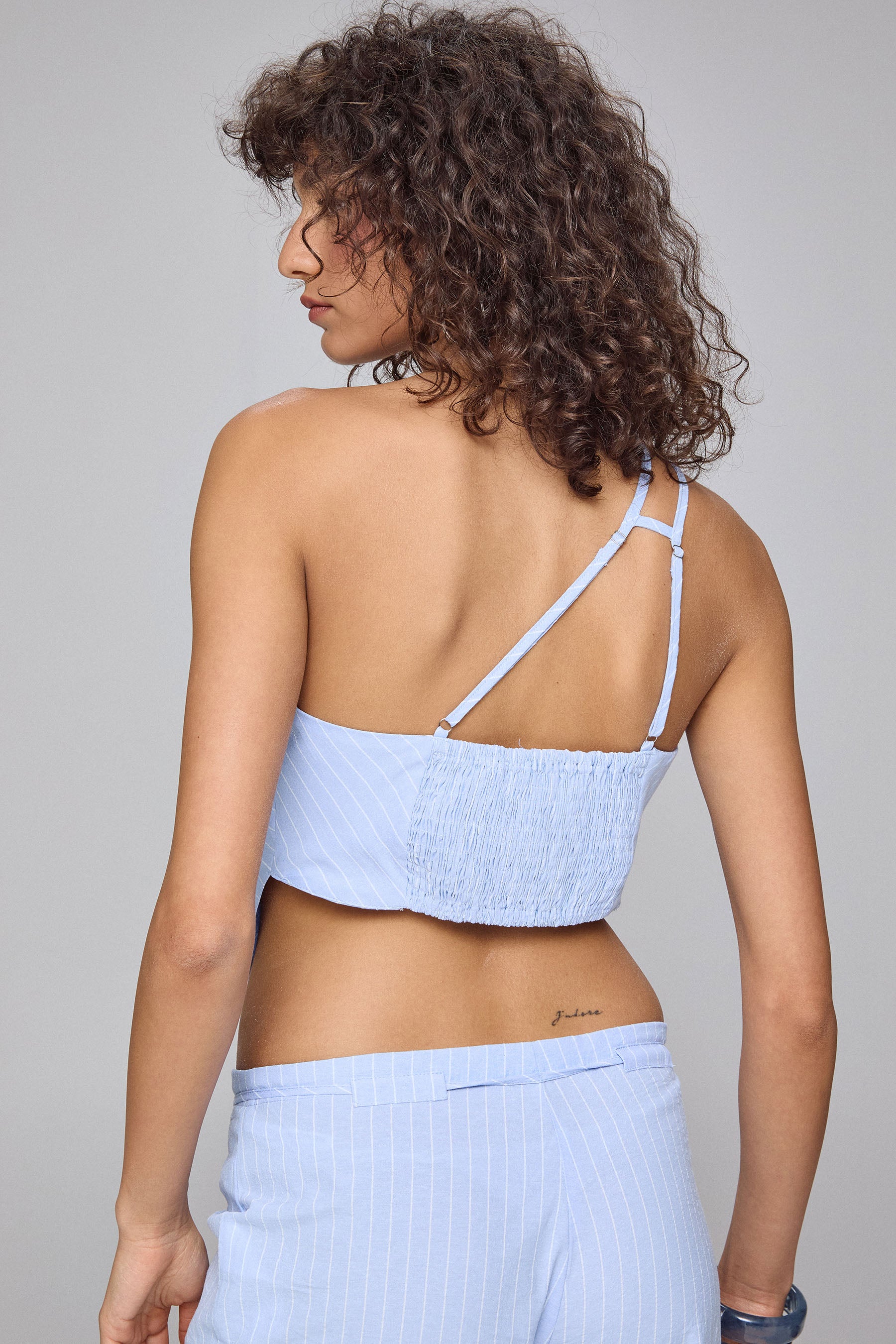 טופ נלי פסים סט