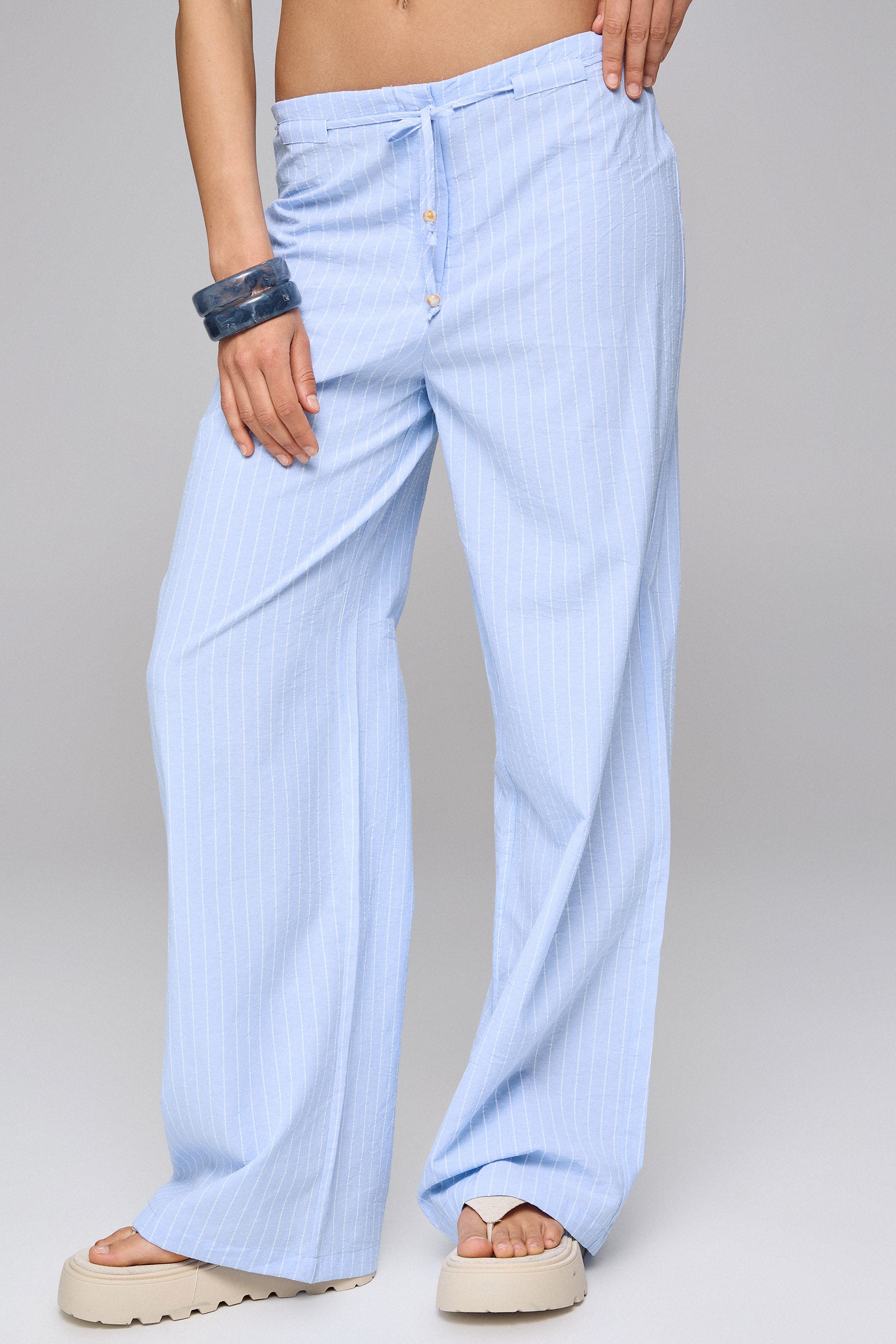 מכנסיים נלי פסים סט