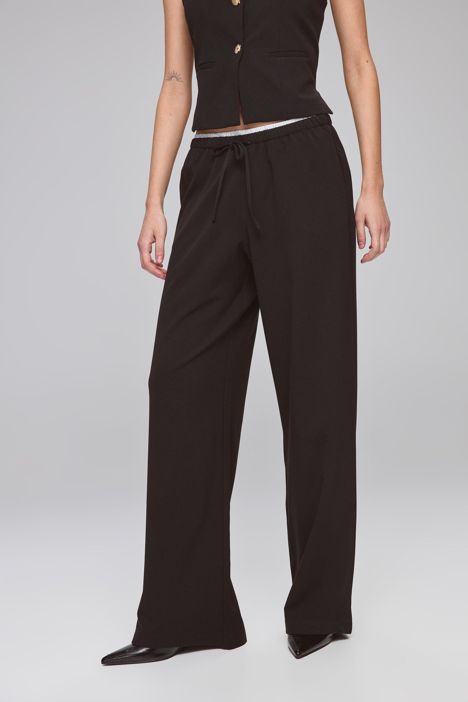 מכנסיים עם גומי תחתון סט