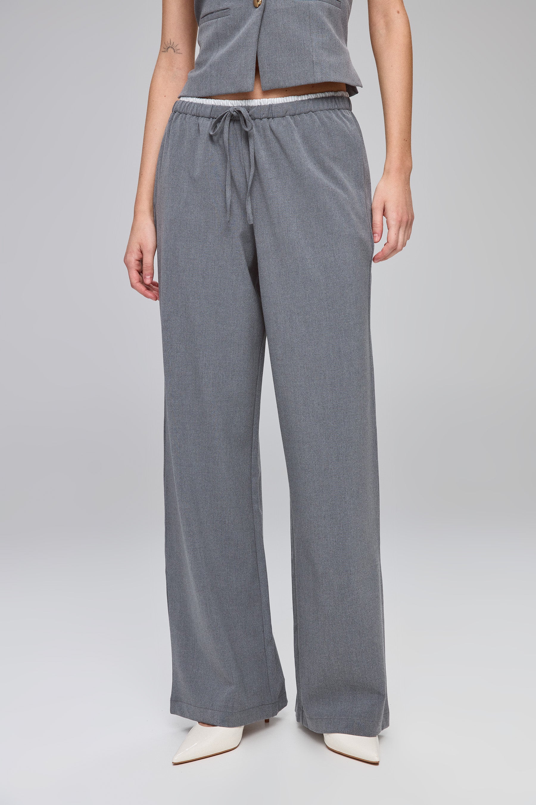 מכנסיים עם גומי תחתון סט