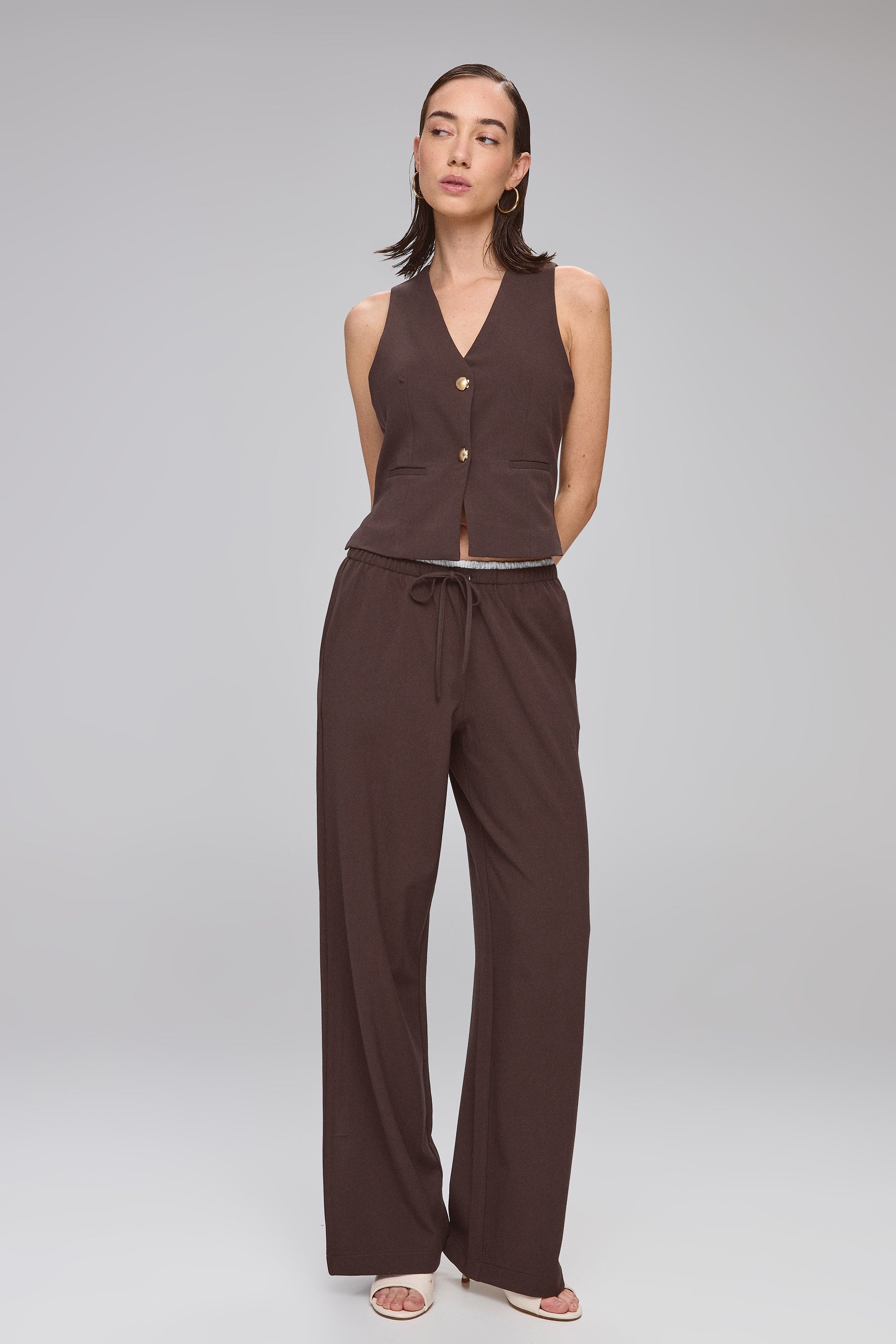 מכנסיים עם גומי תחתון סט