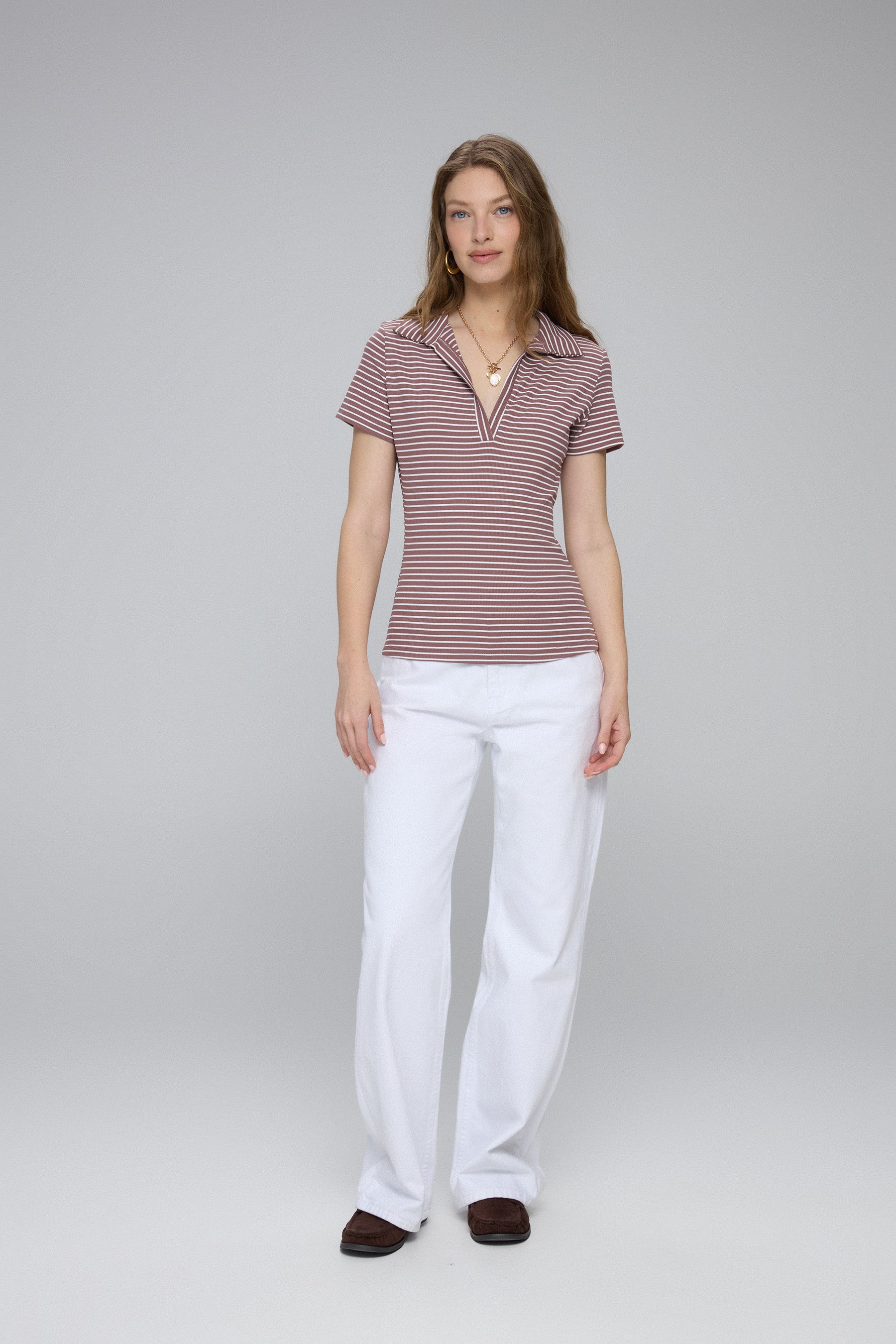 חולצת פולו פסים