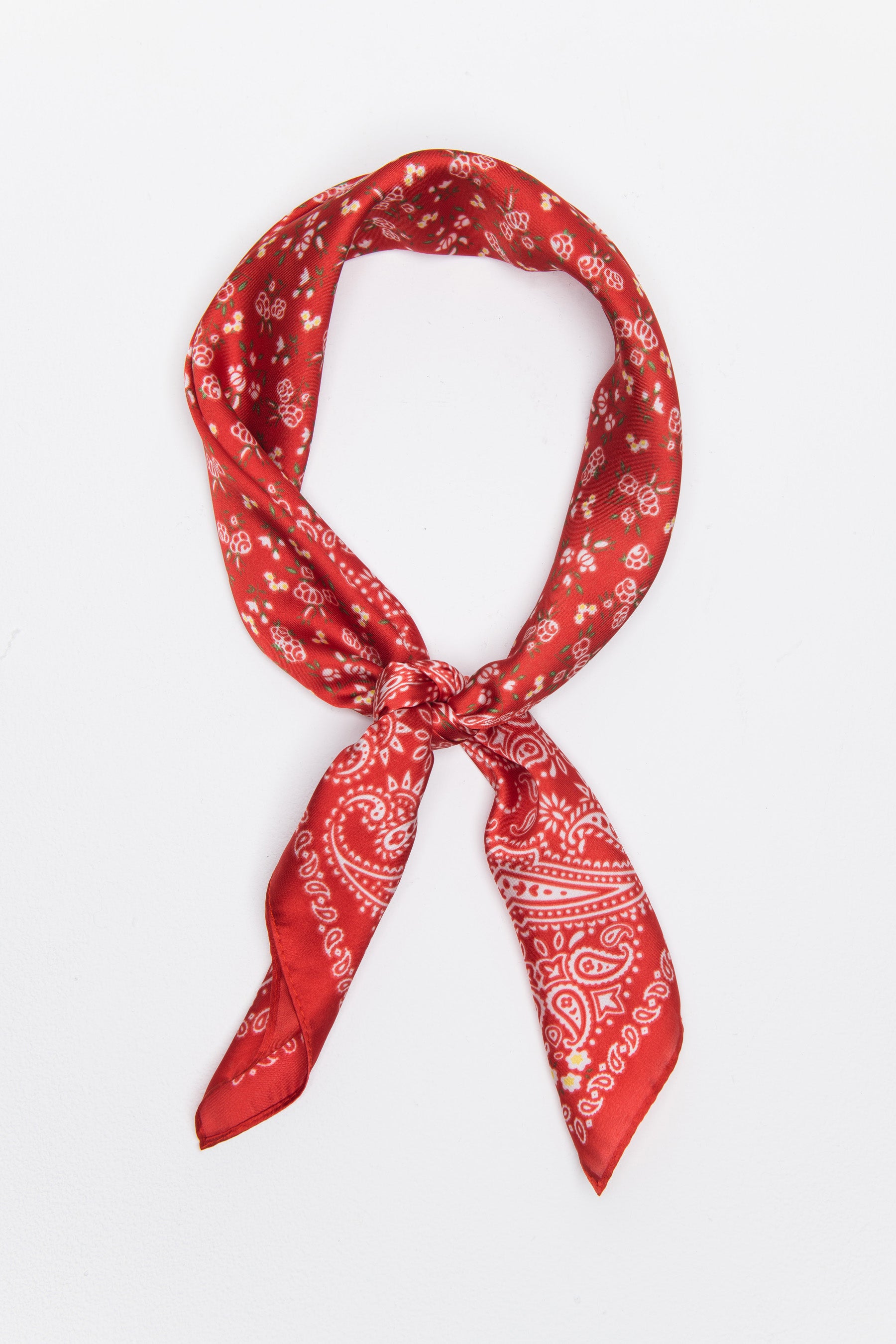 צעיף סאטן- פלורה