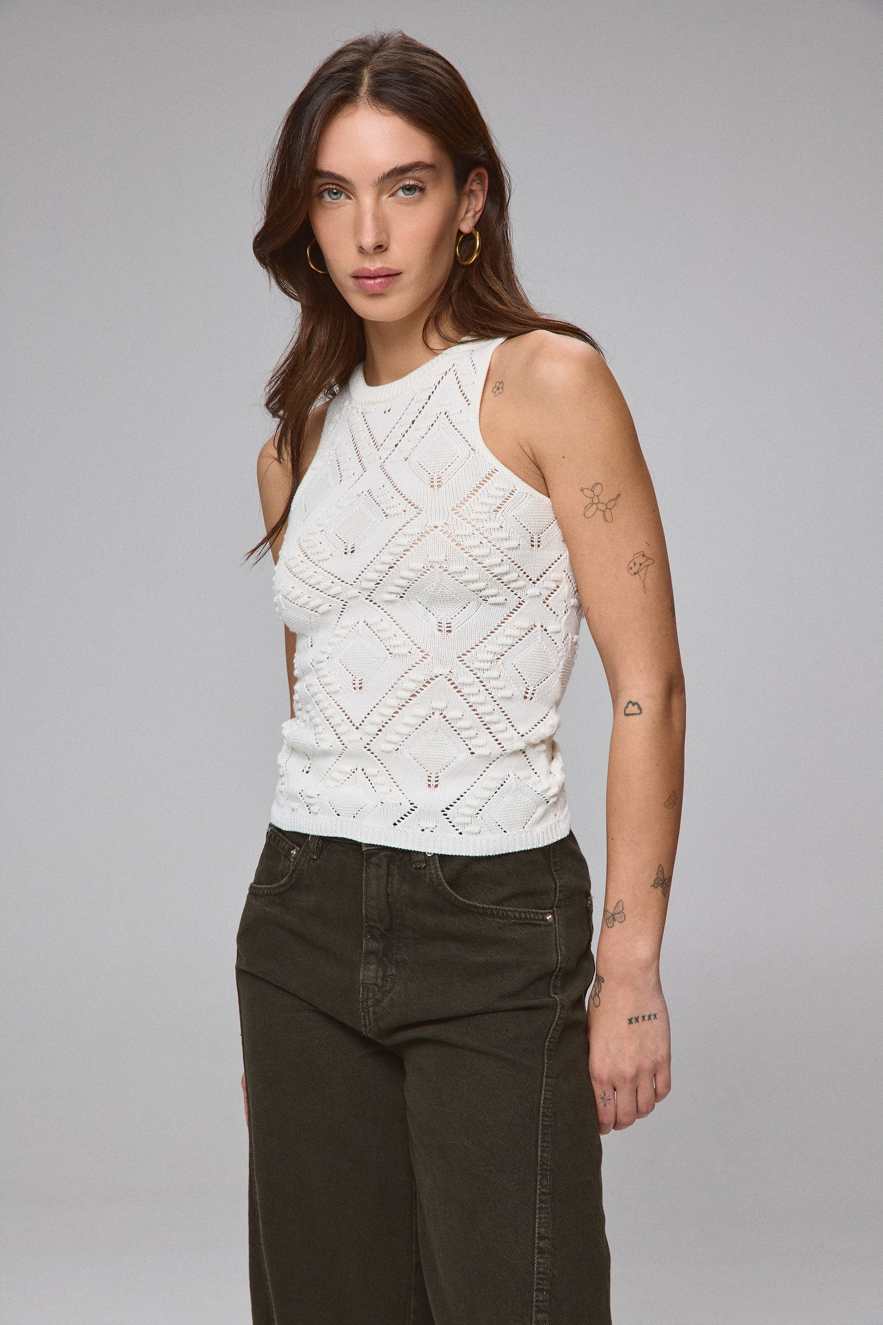 גופייה סרוגה