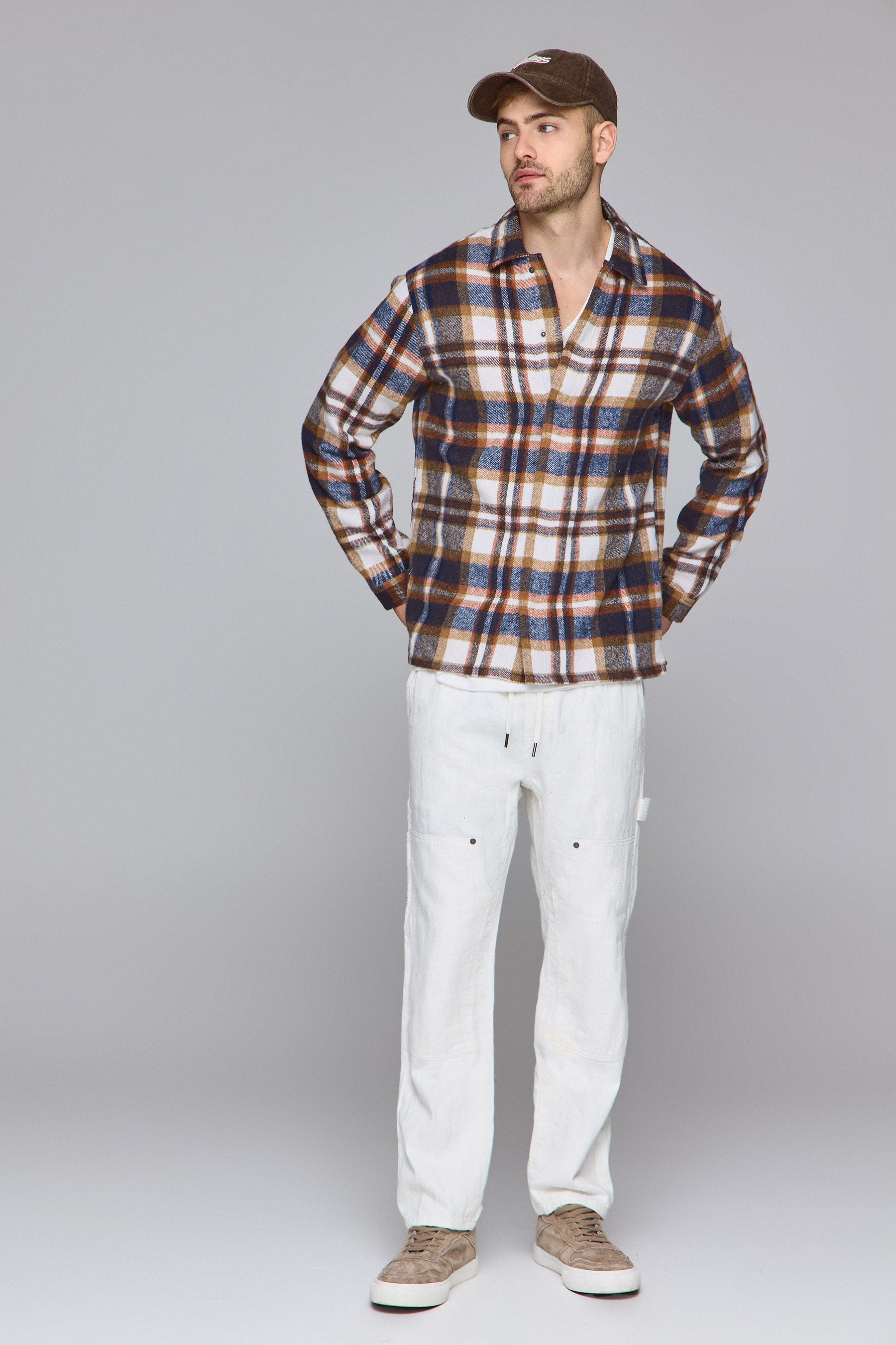 אוברשירט משבצת לייף