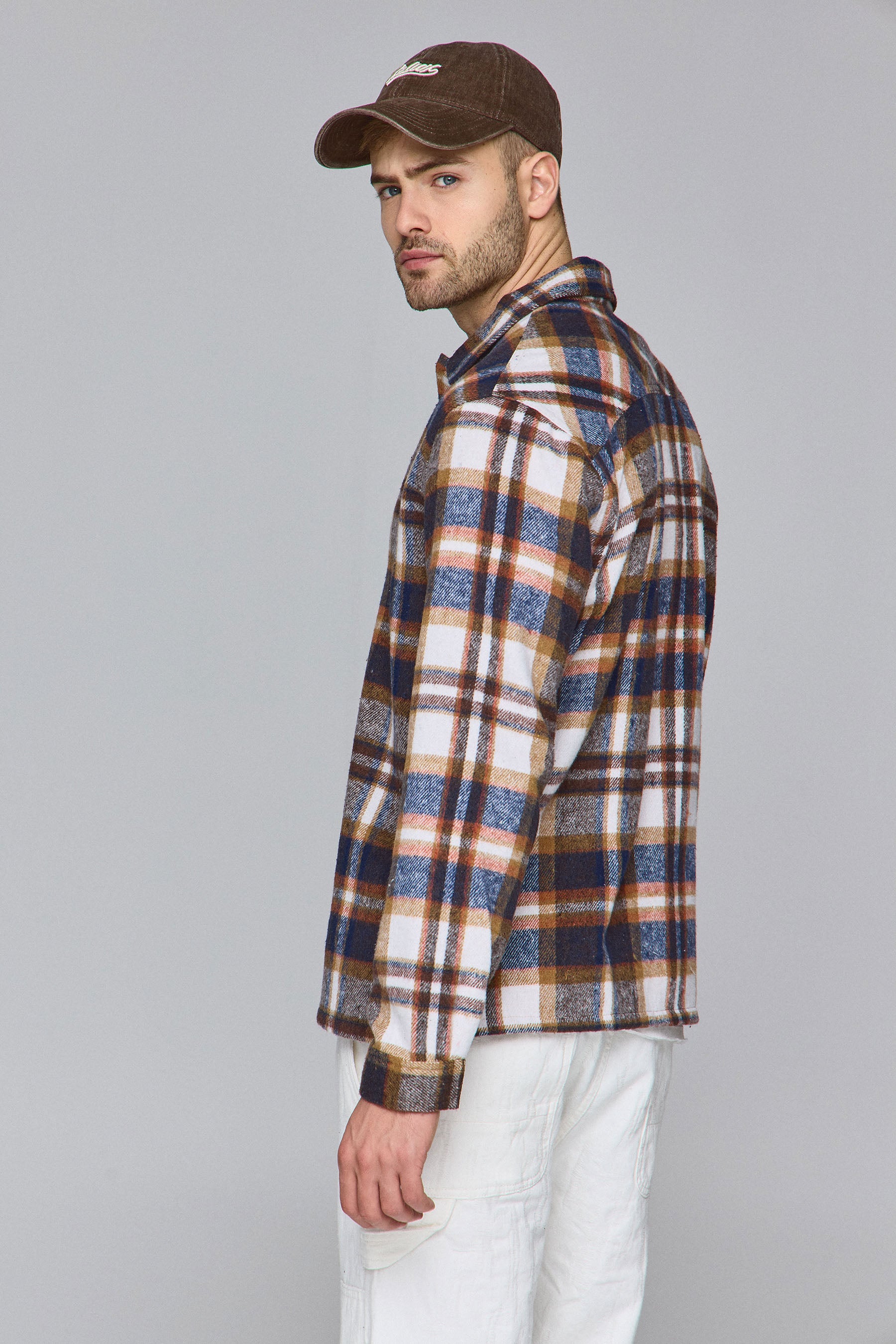 אוברשירט משבצת לייף