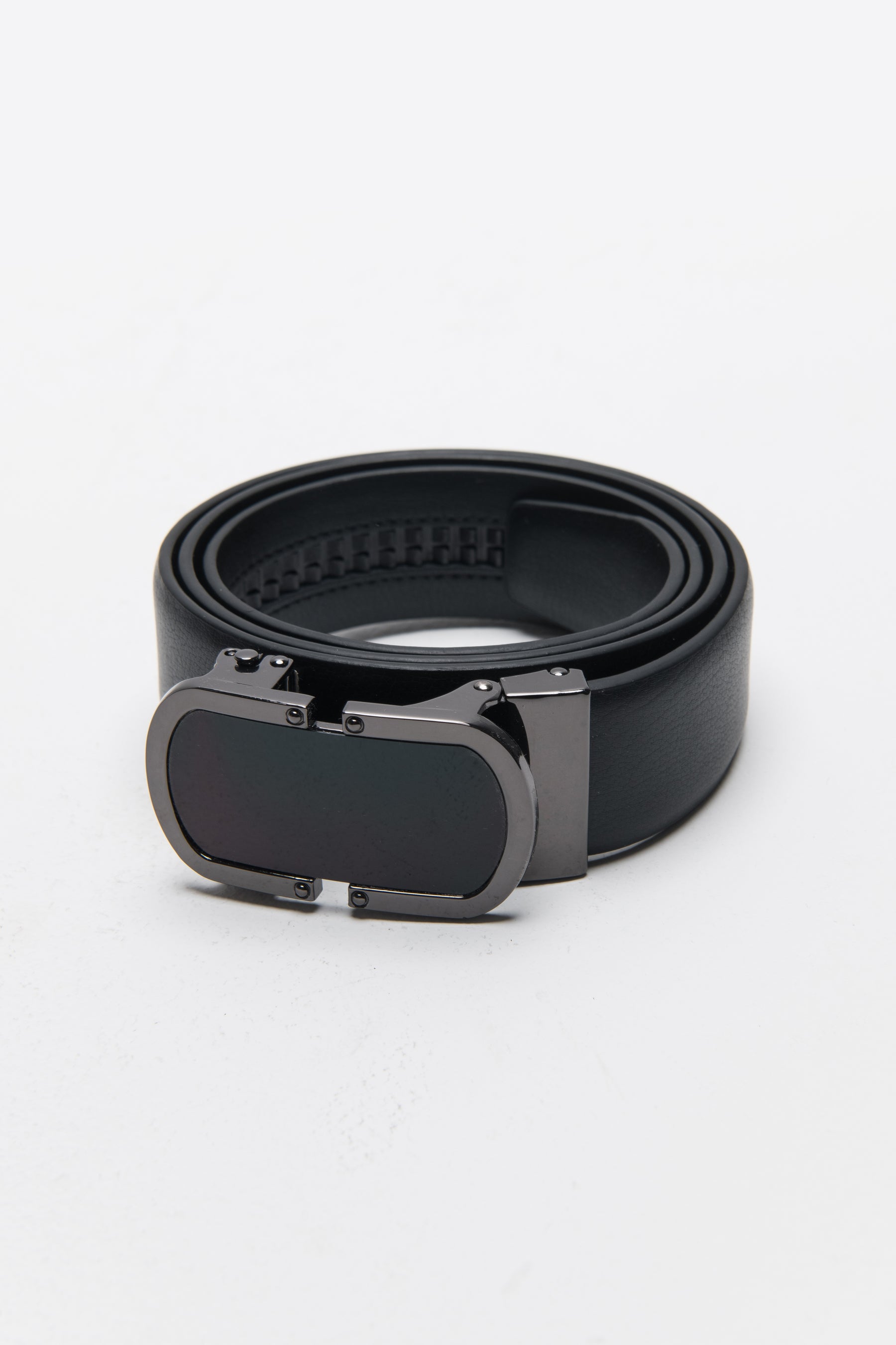 חגורת קלאץ' שחור מעוגל