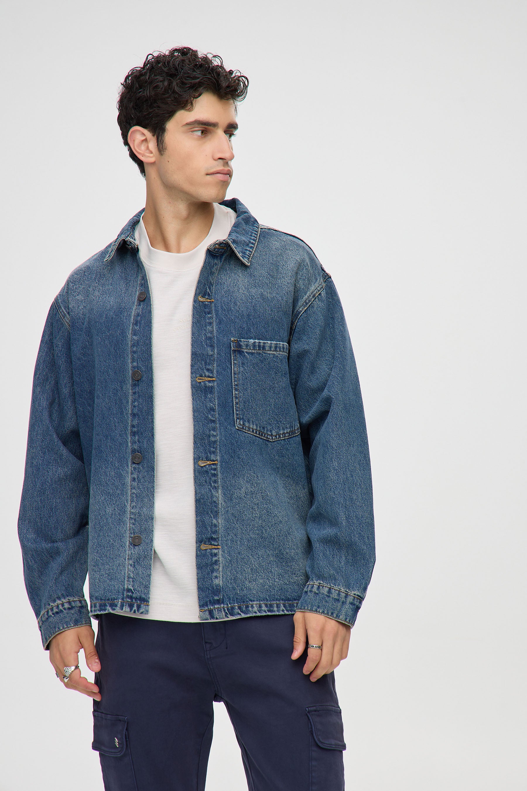 אוברשירט ג'ינס פאלמר