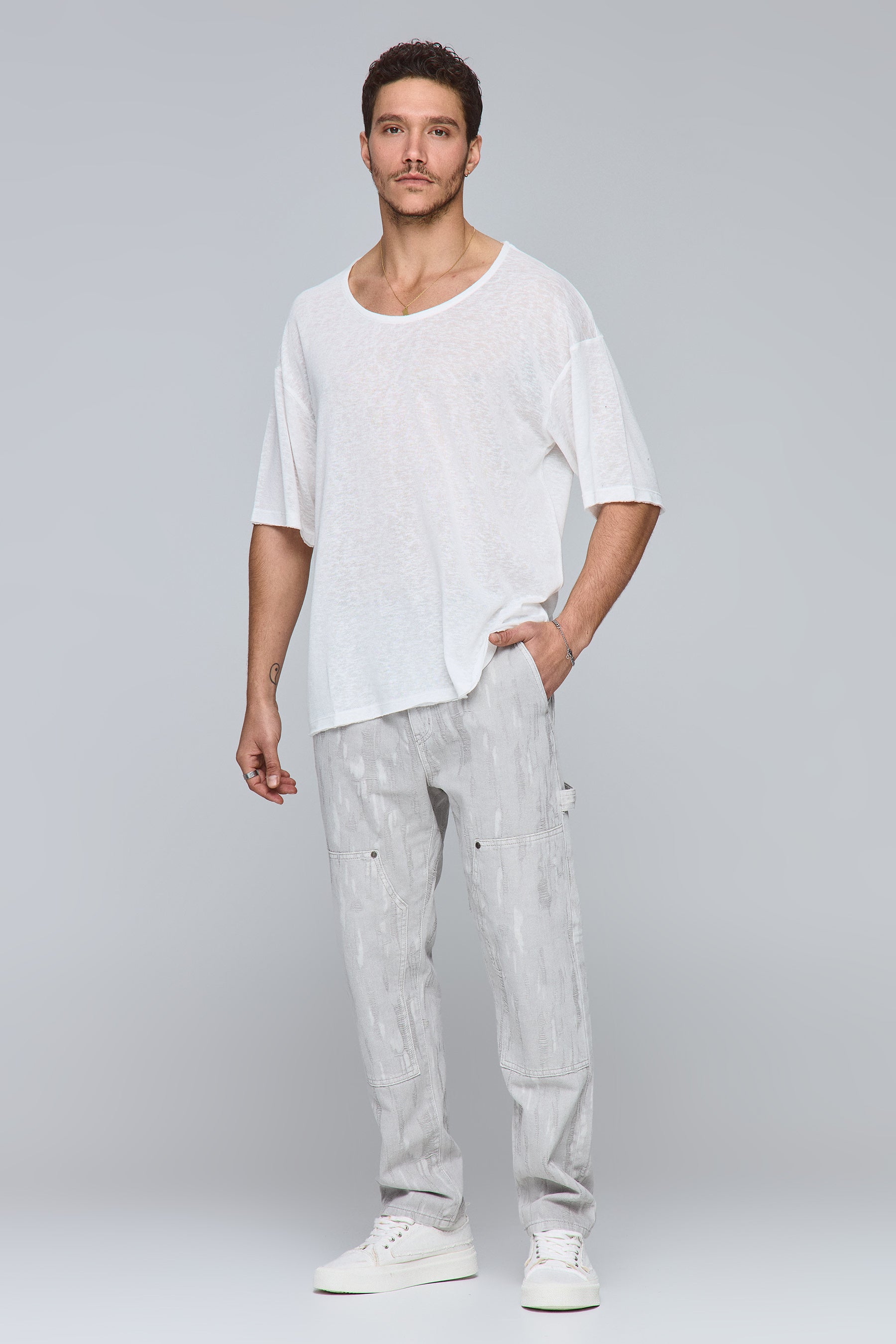 ג'ינס ג'אקרד קרפנטר קולור