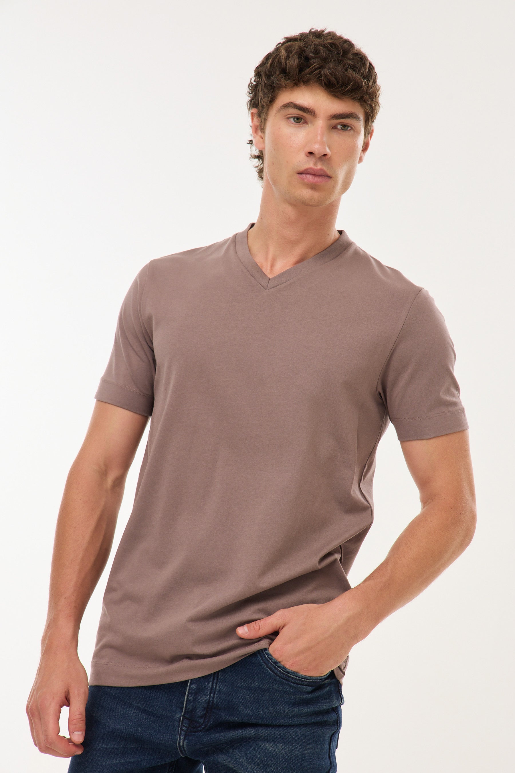 טישירט וי בייסיק לייקרה