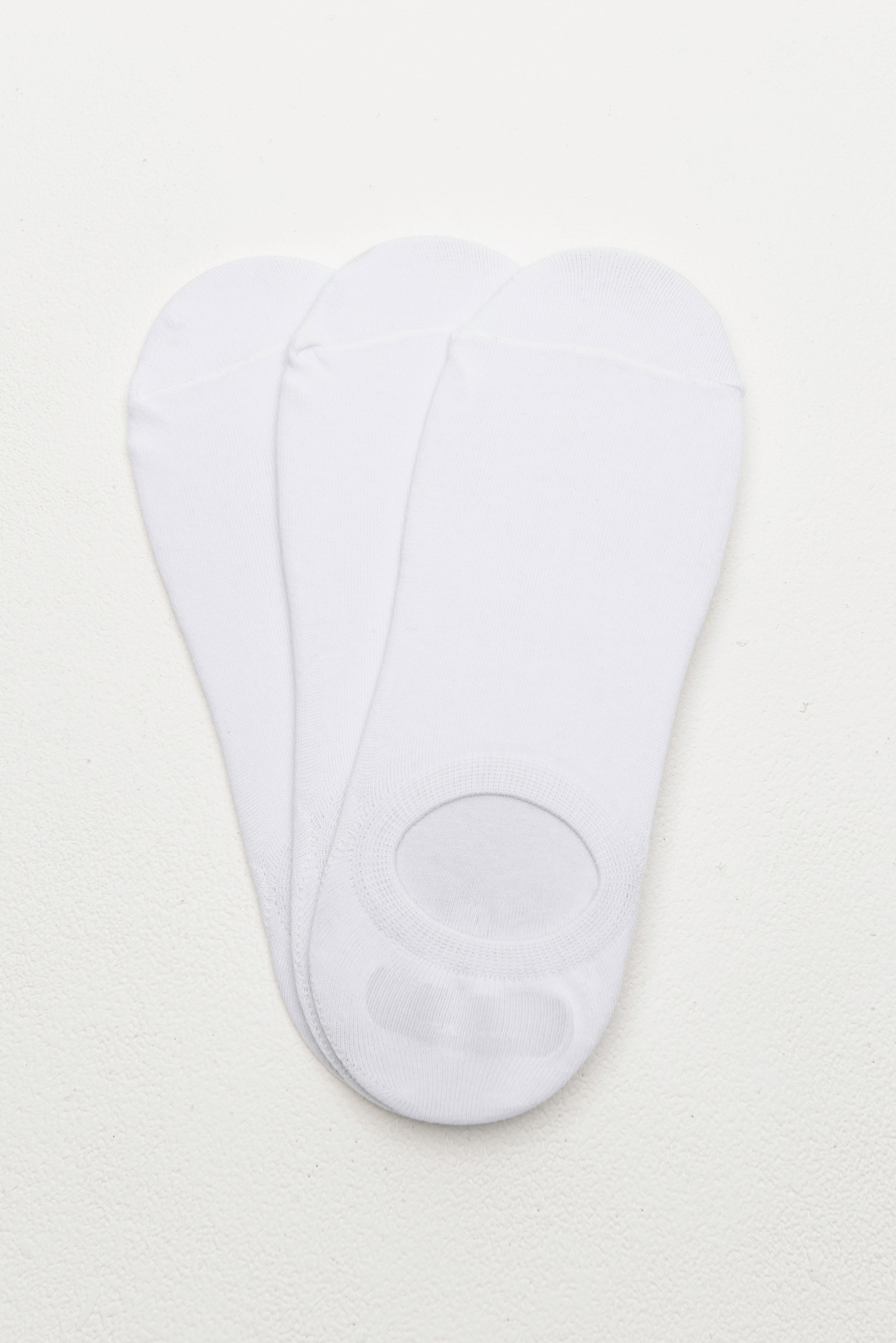 ש. גרביי סניקרס- לבן