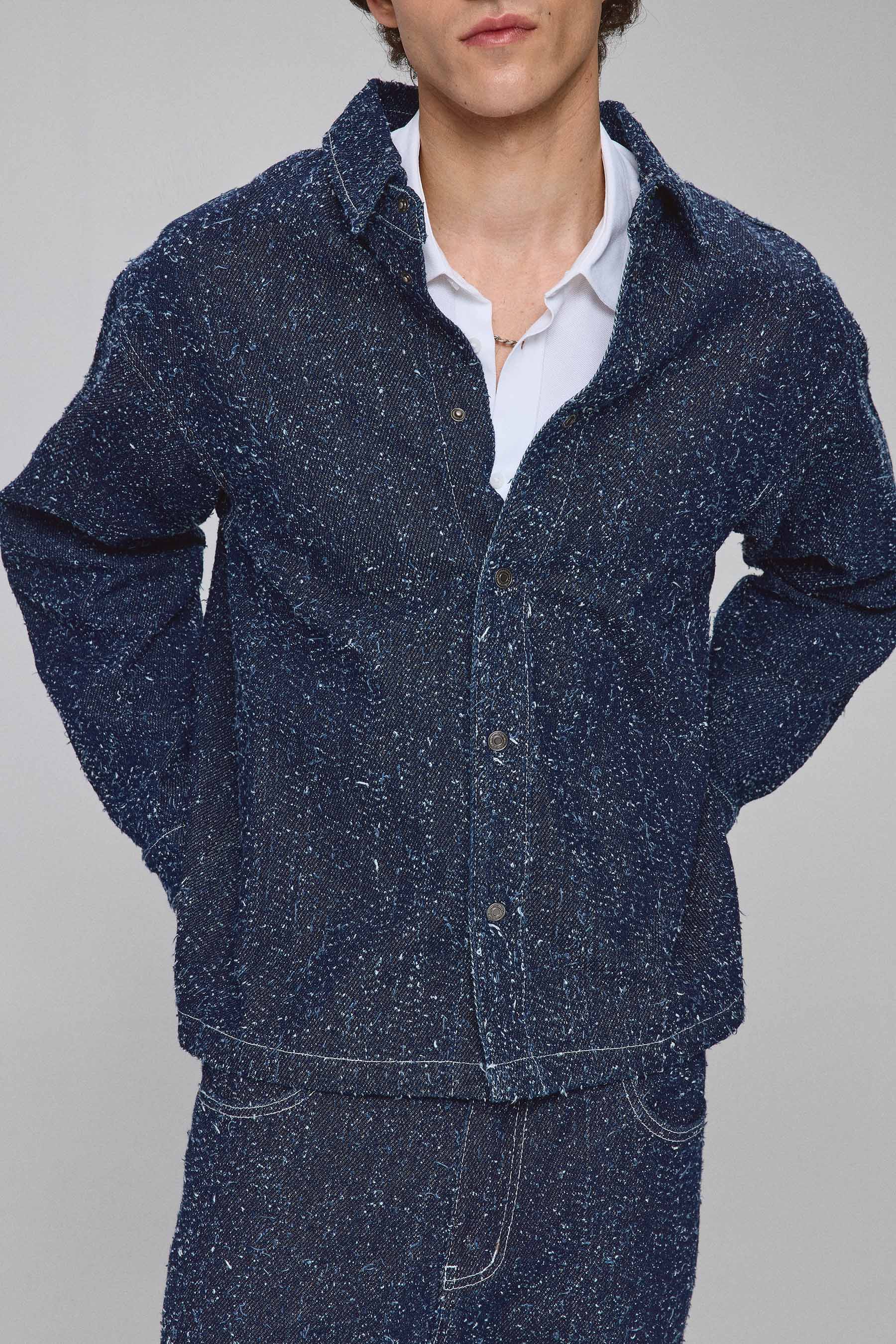 אוברשירט ג'ינס לייבל סט