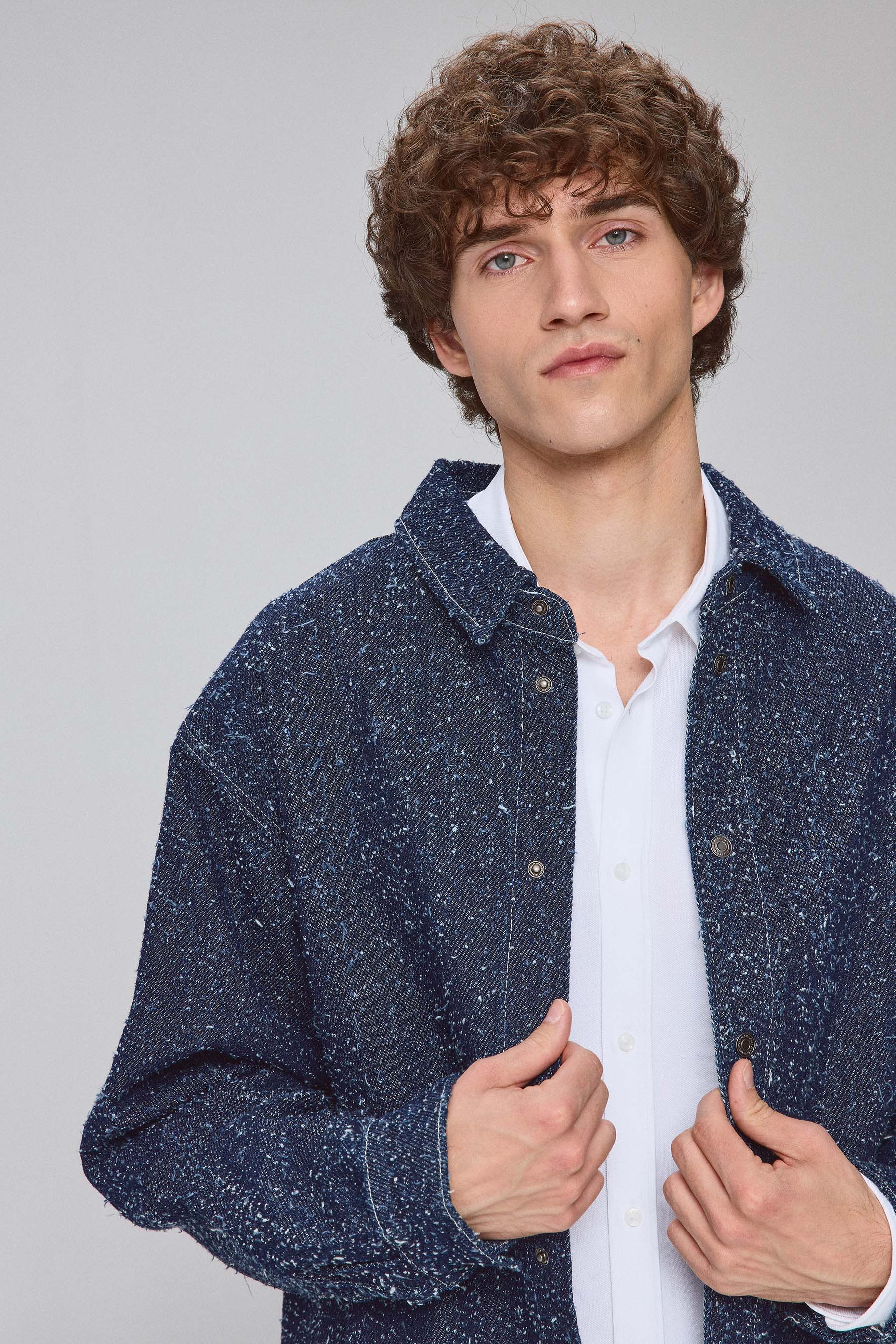 אוברשירט ג'ינס לייבל סט