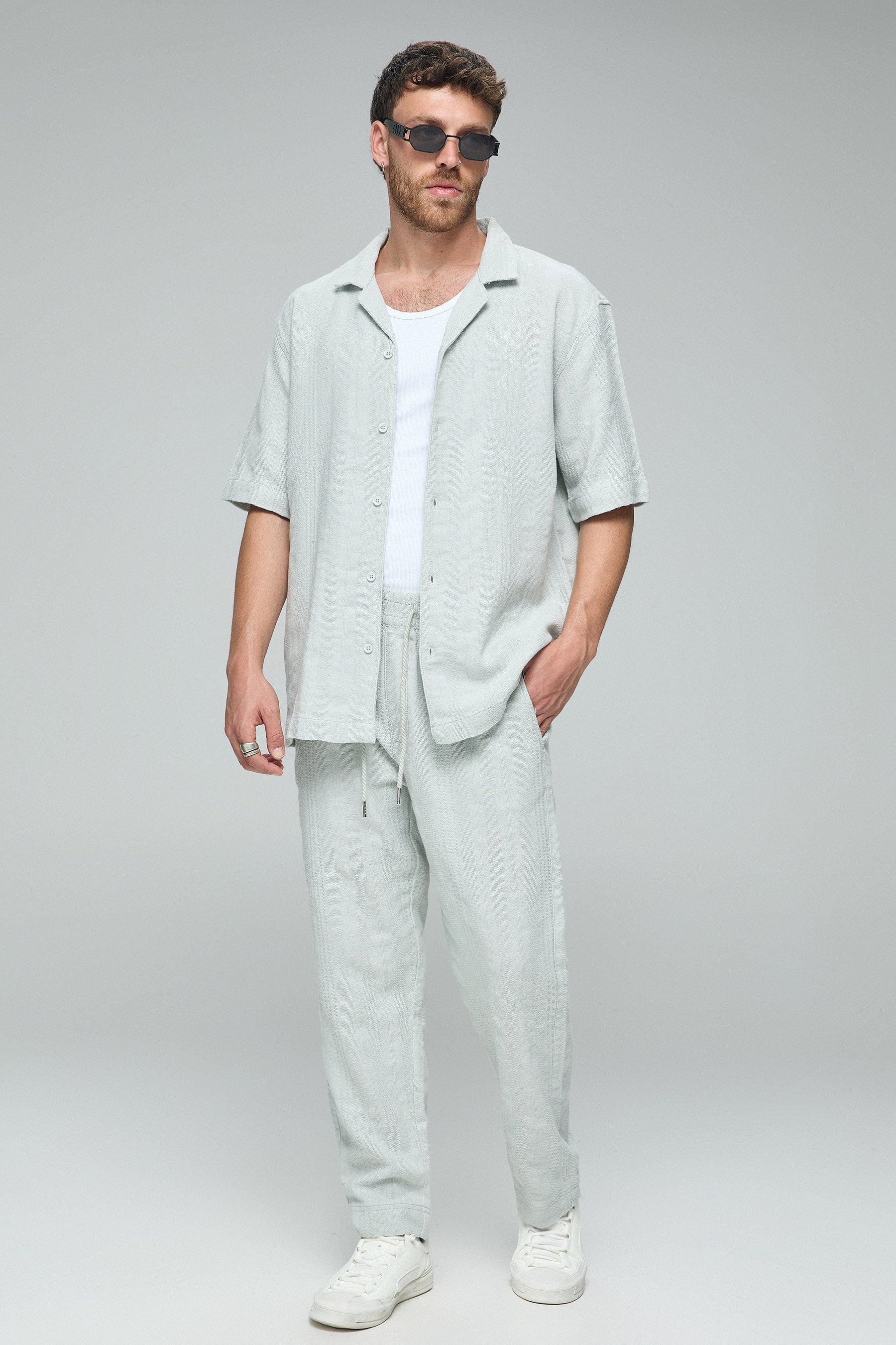 מכנס ניו אמאלפי פס סט