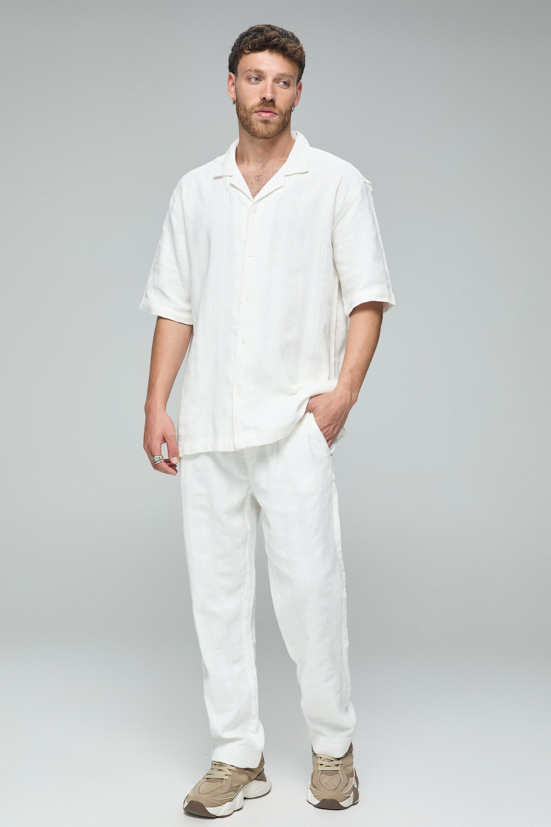 מכנס ניו אמאלפי פס סט