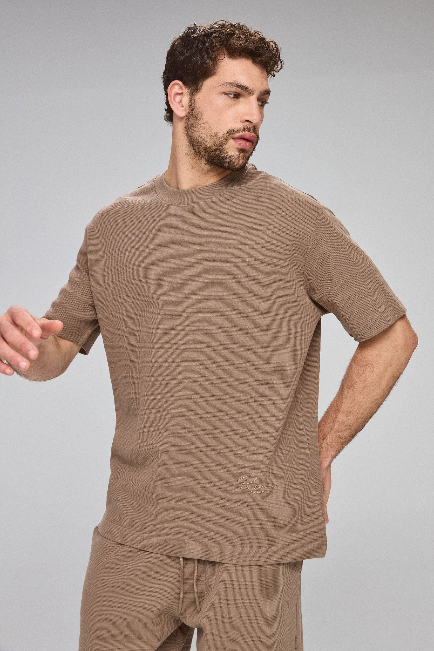 טי וופל-ליין סט