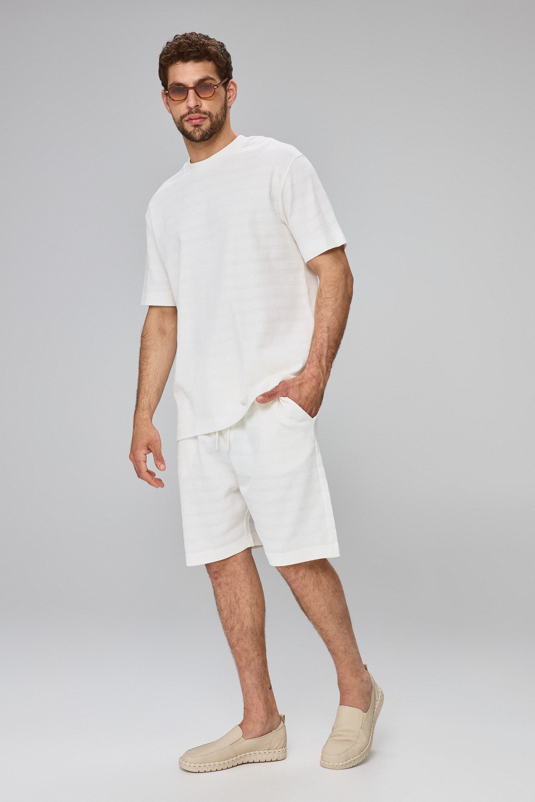 טי וופל-ליין סט