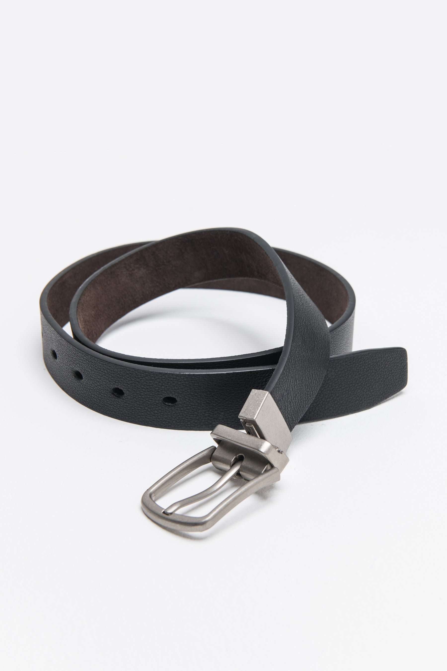 חגורת עור זמש דו צדדית