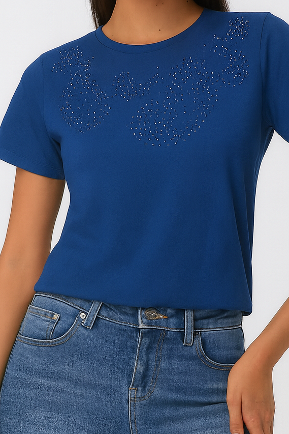 חולצת טישרט כחולה (בדיקה)