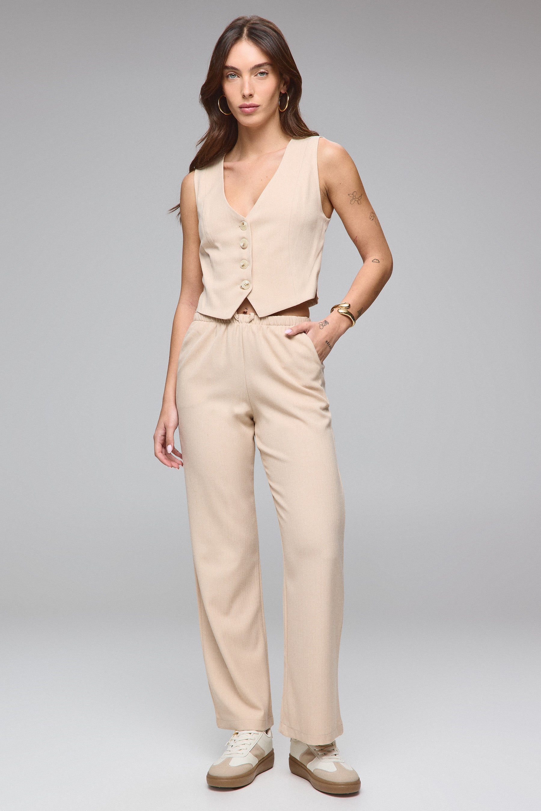 ווסט צמר סט