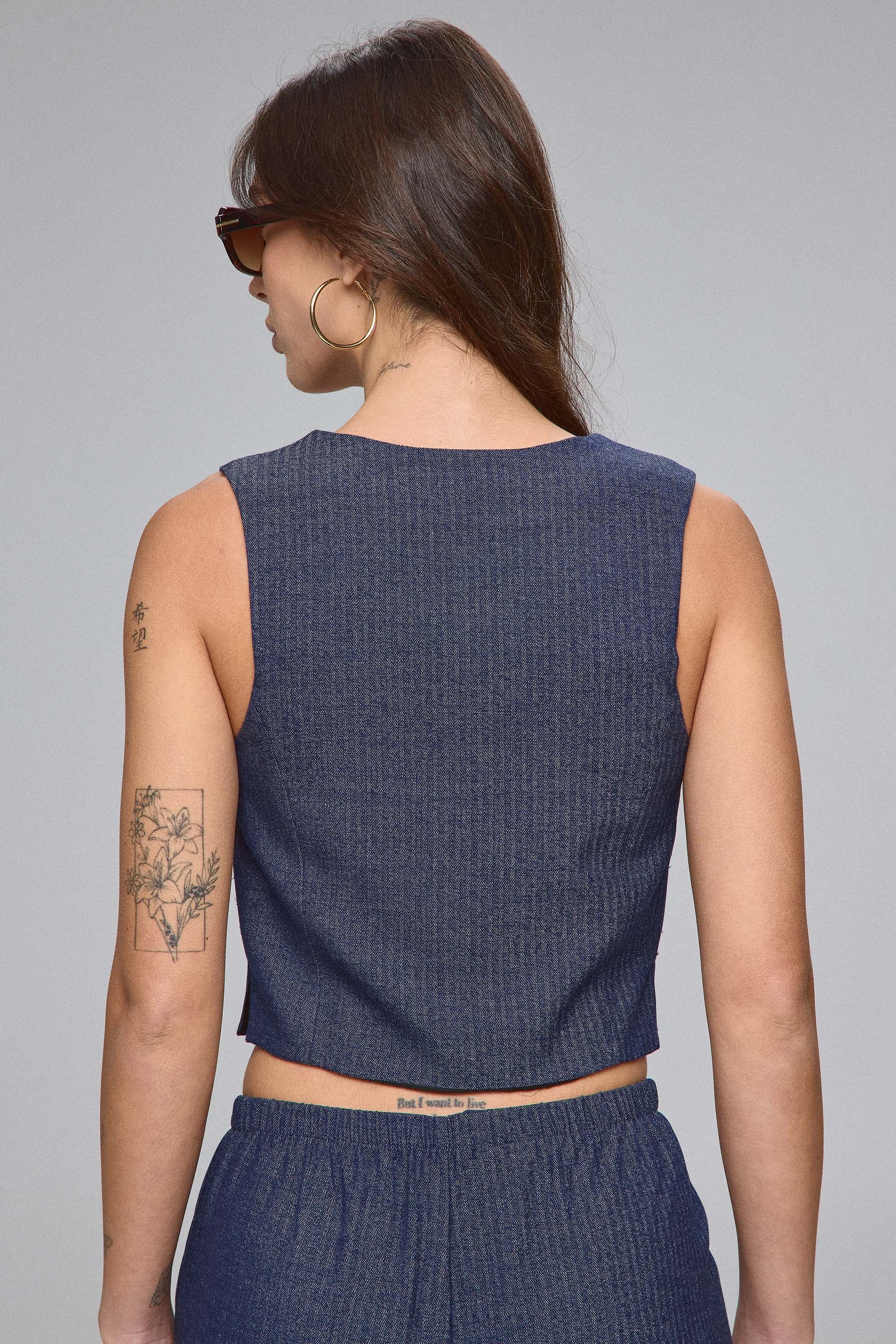 ווסט צמר סט