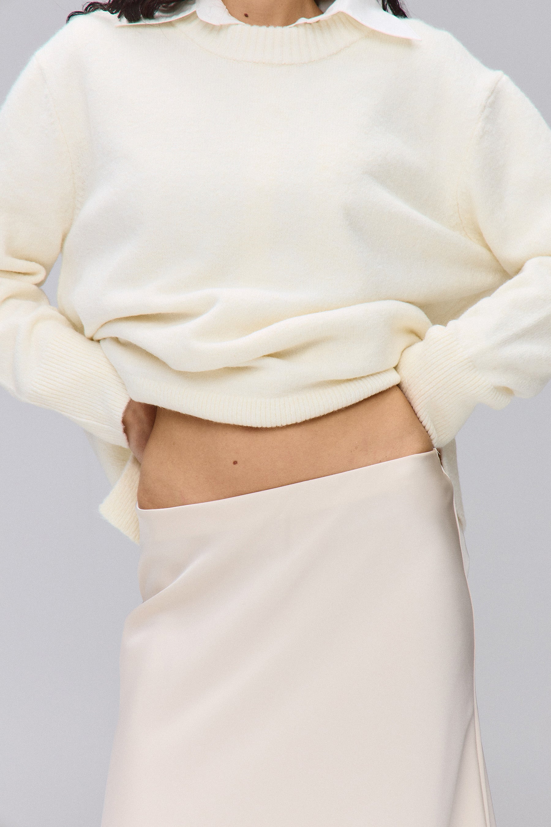 חצאית מקסי עם גומי