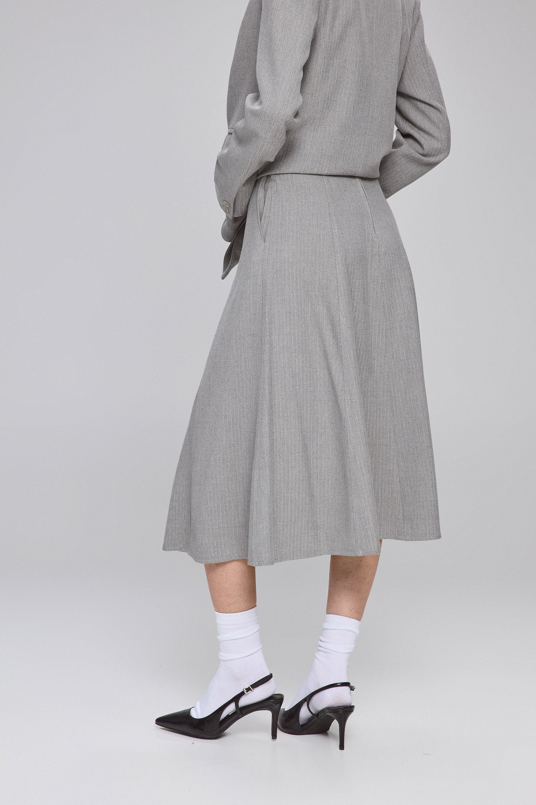 חצאית חתכים סט