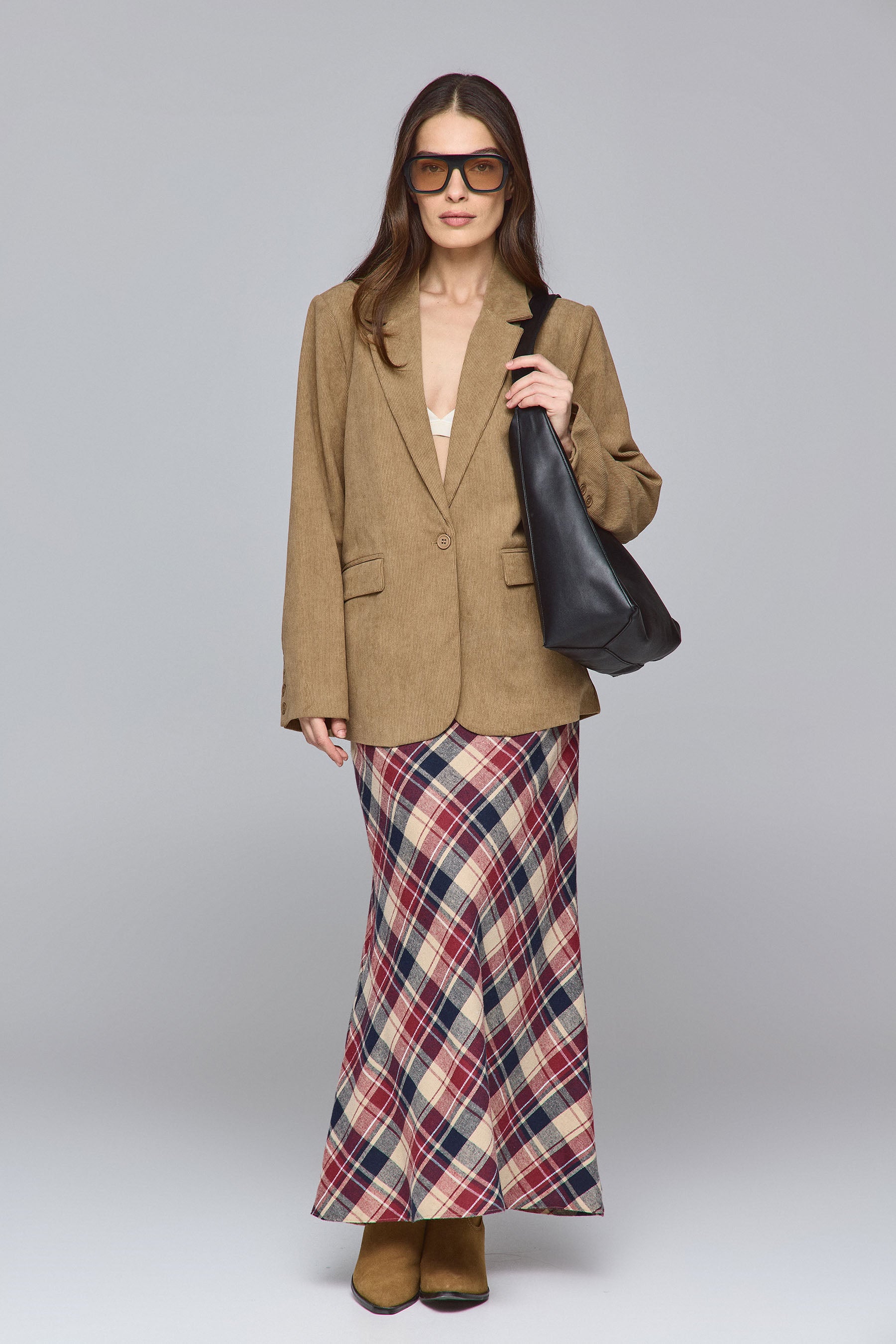 חצאית משובצת אנה