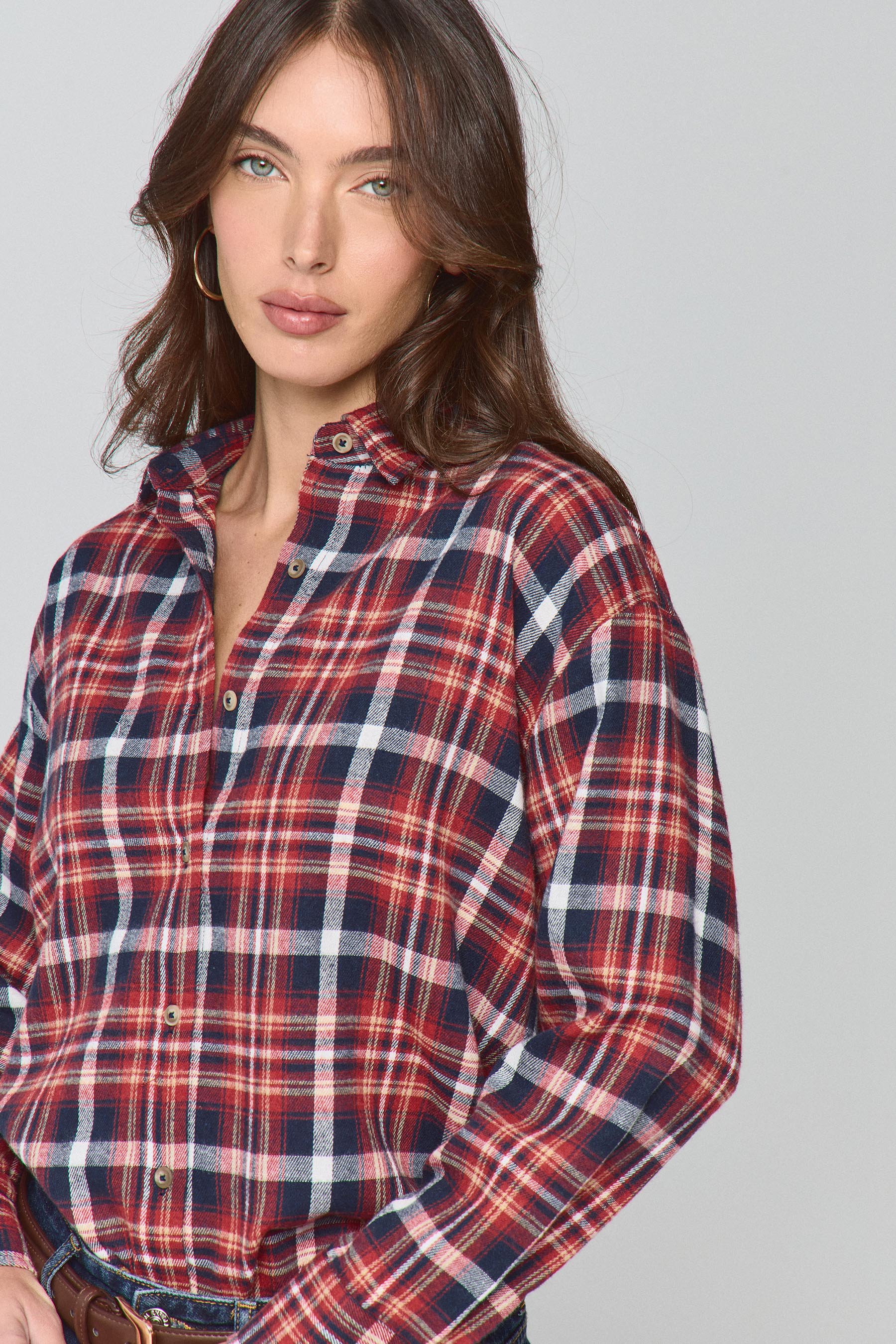 חולצת משובצת מיילי