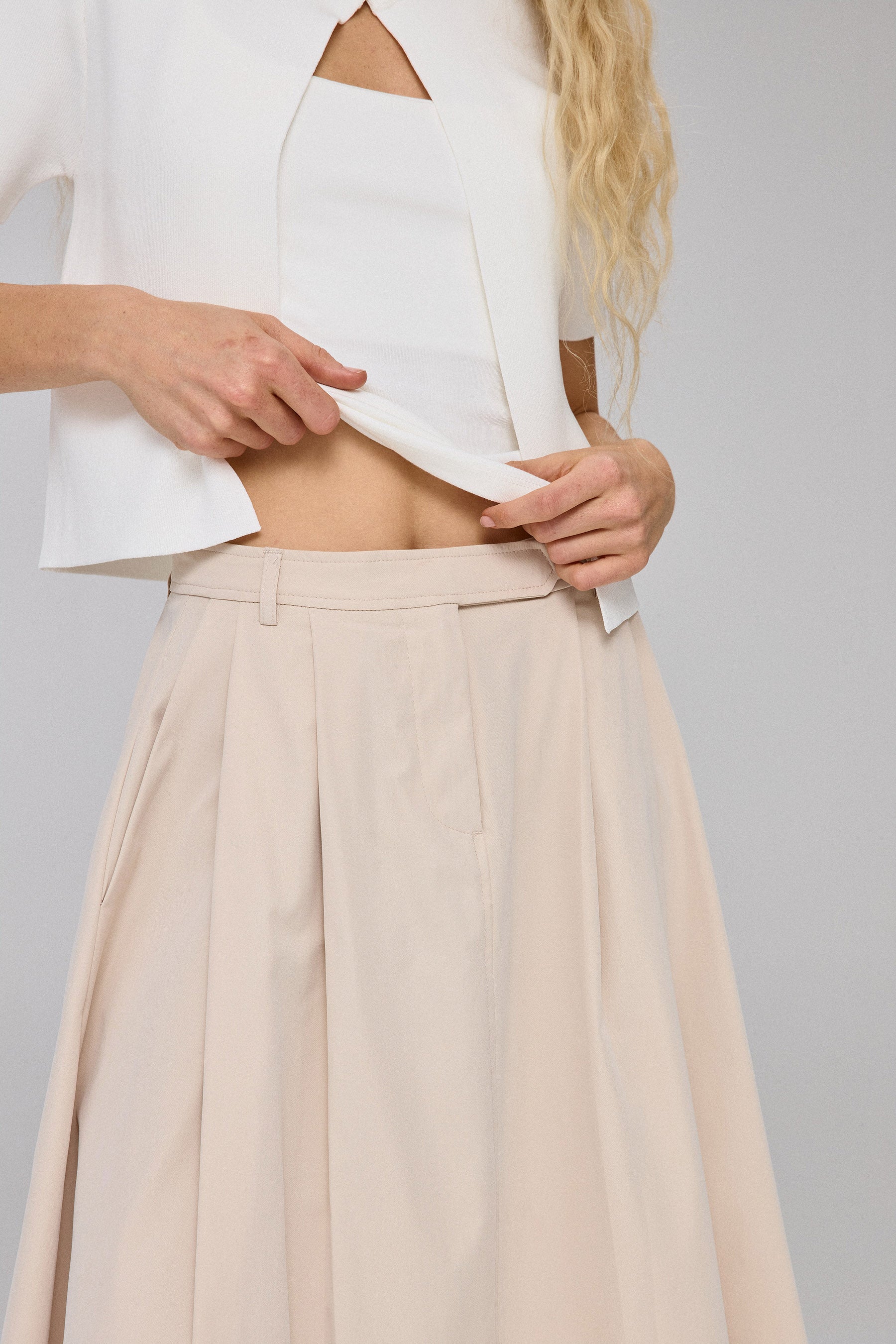 חצאית פרשוט מישל כיסים