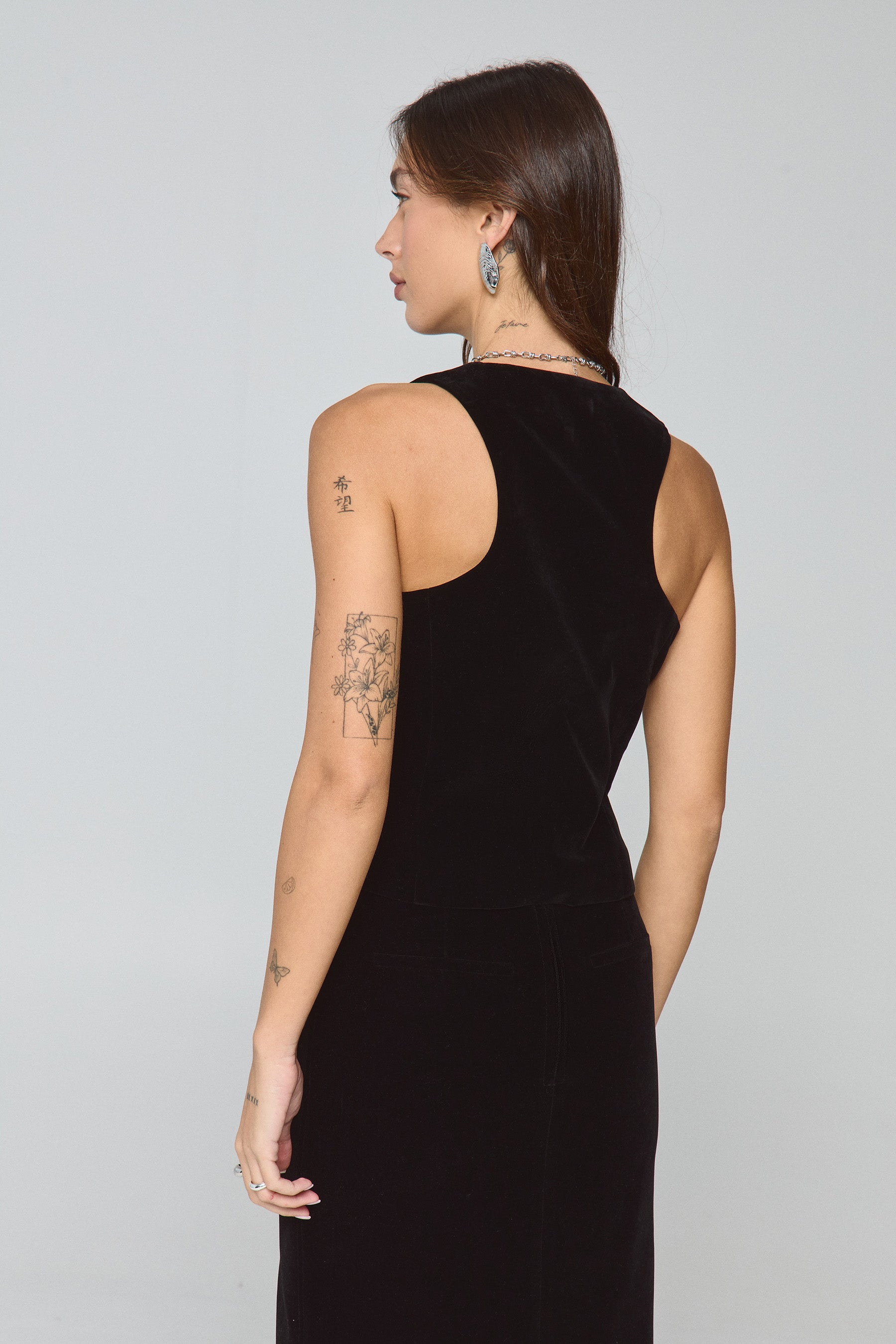 ווסט קטיפה סט