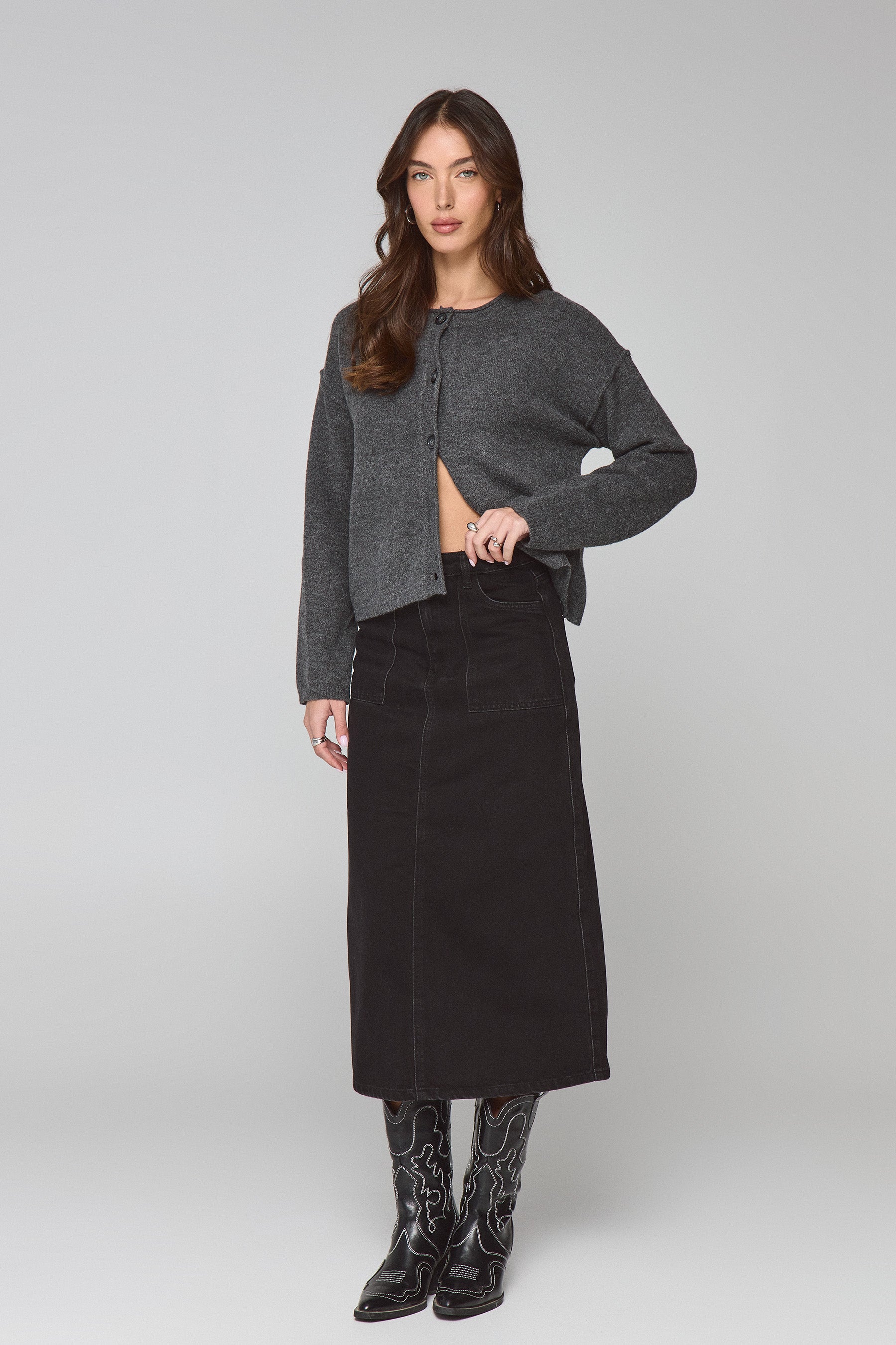 חצאית כיסי פטצ'