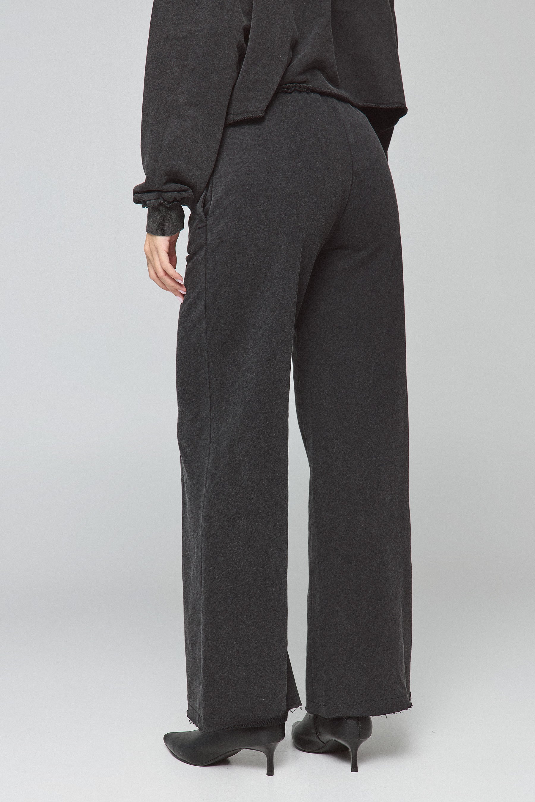 מכנס רחב שטוף