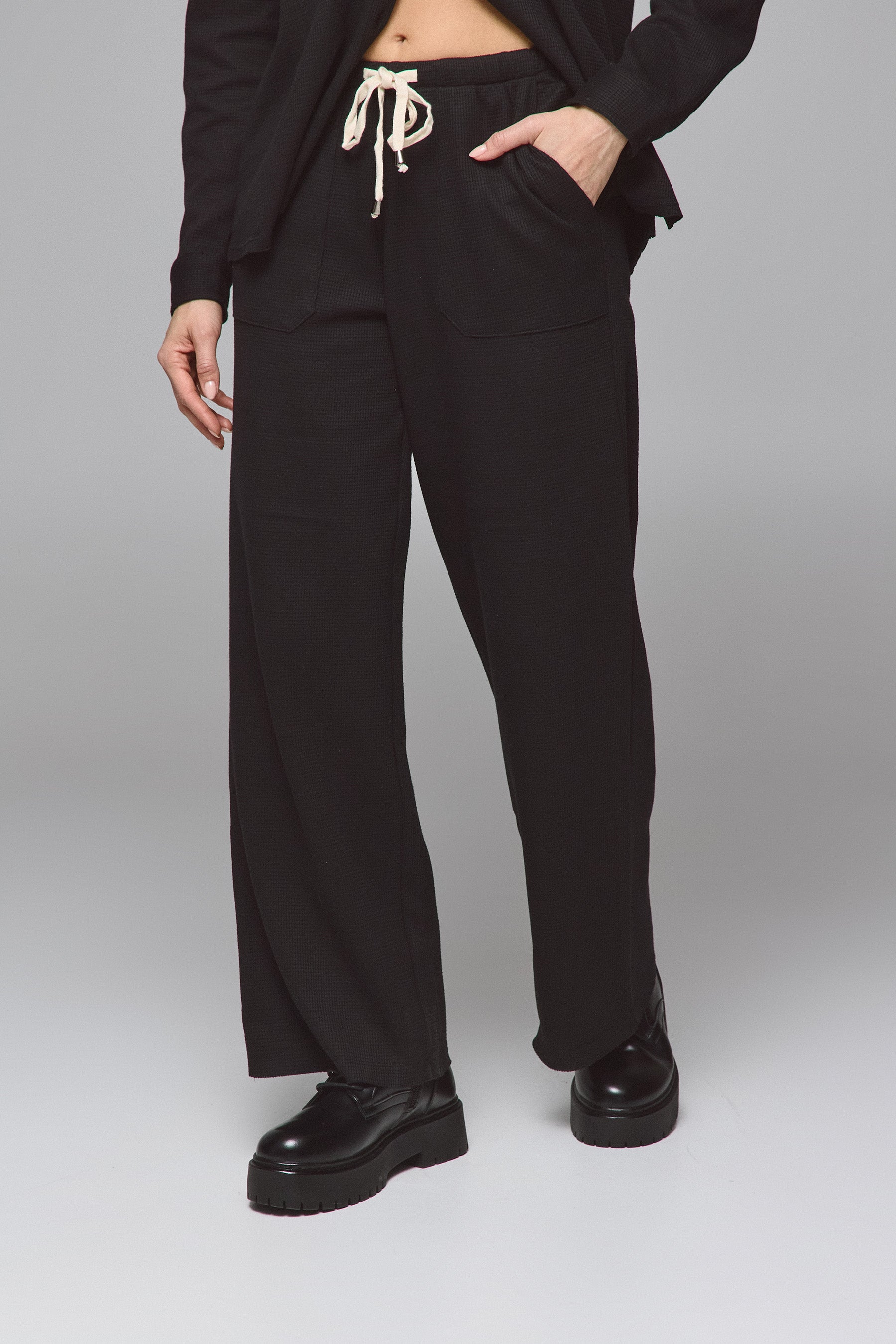 מכנס וופל סט