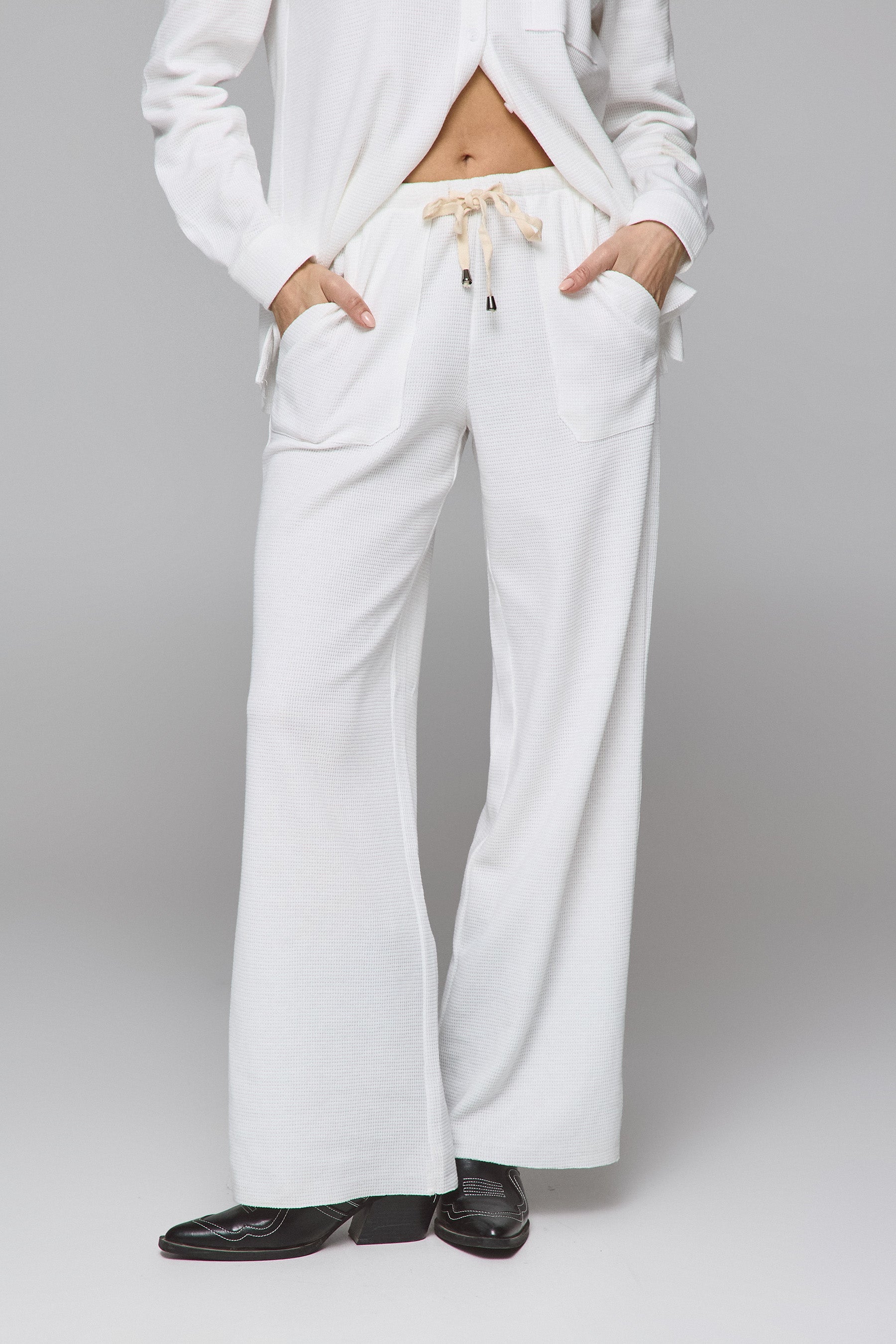 מכנס וופל סט