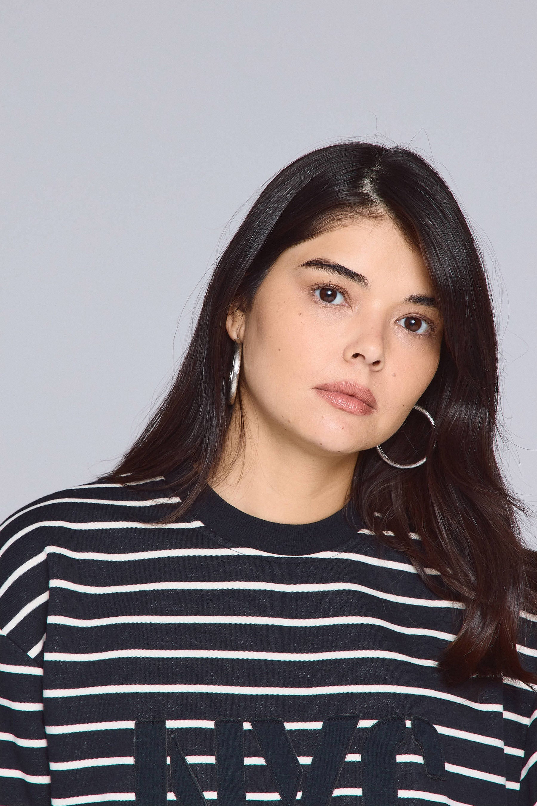 סווטישריט פוטר פסים Y/D שחור אופייט