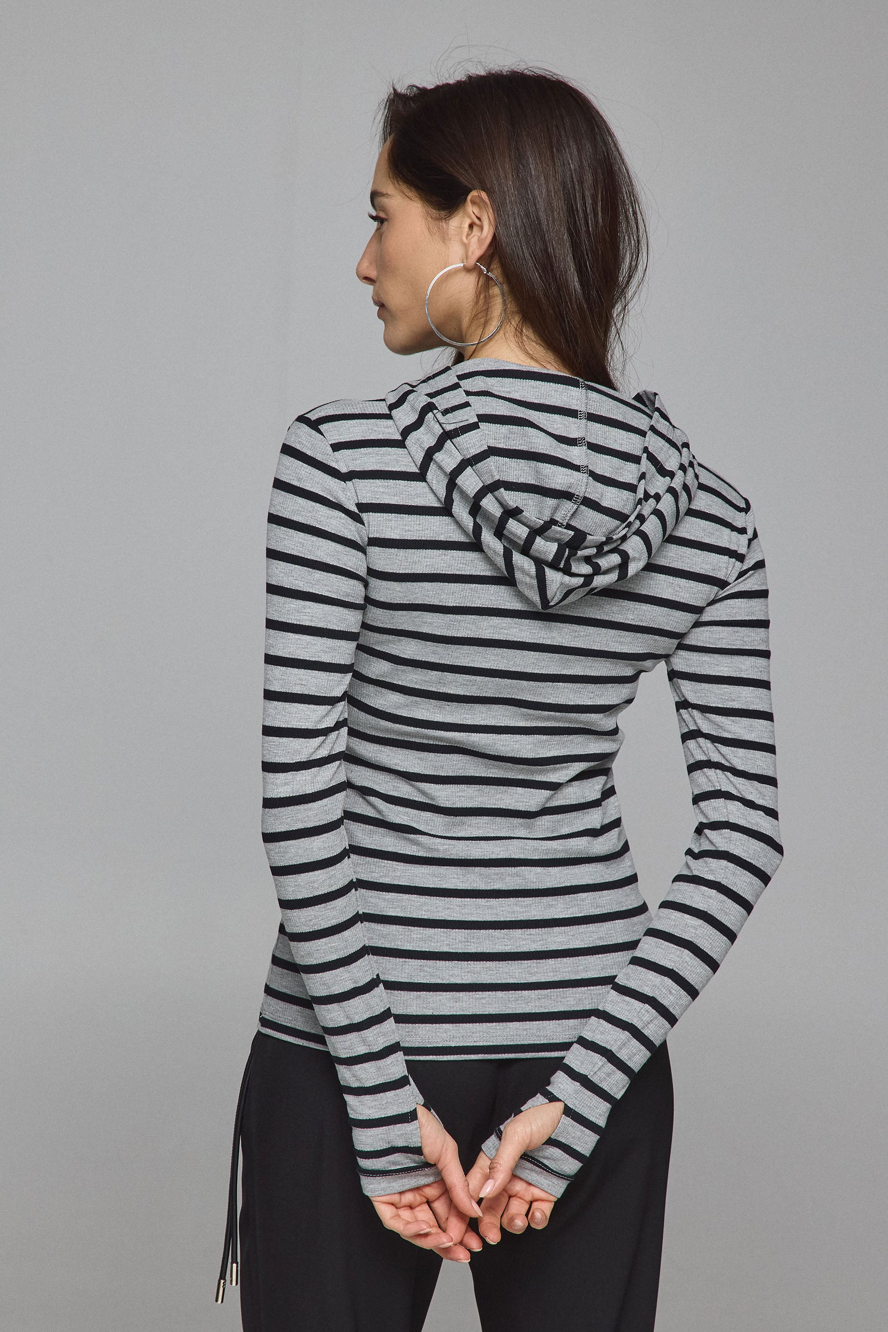 קפוצ'ון ריב פסים