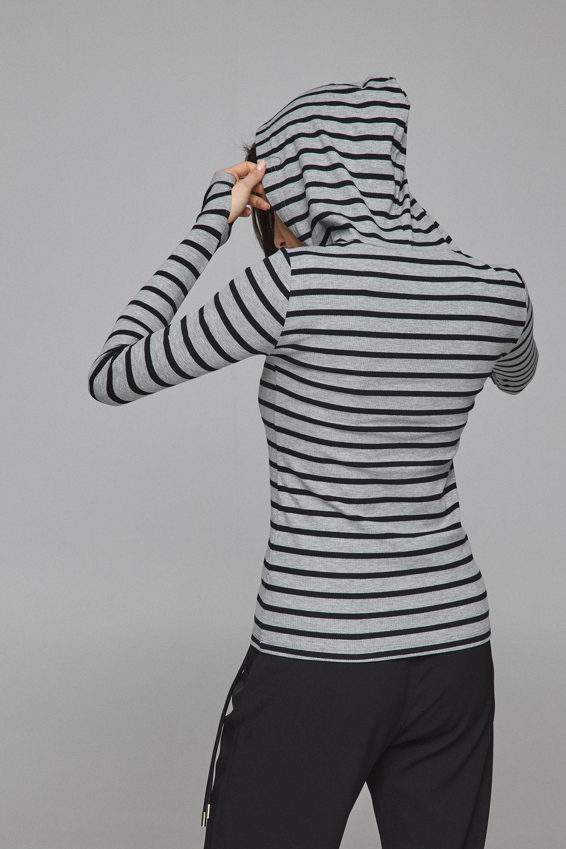 קפוצ'ון ריב פסים