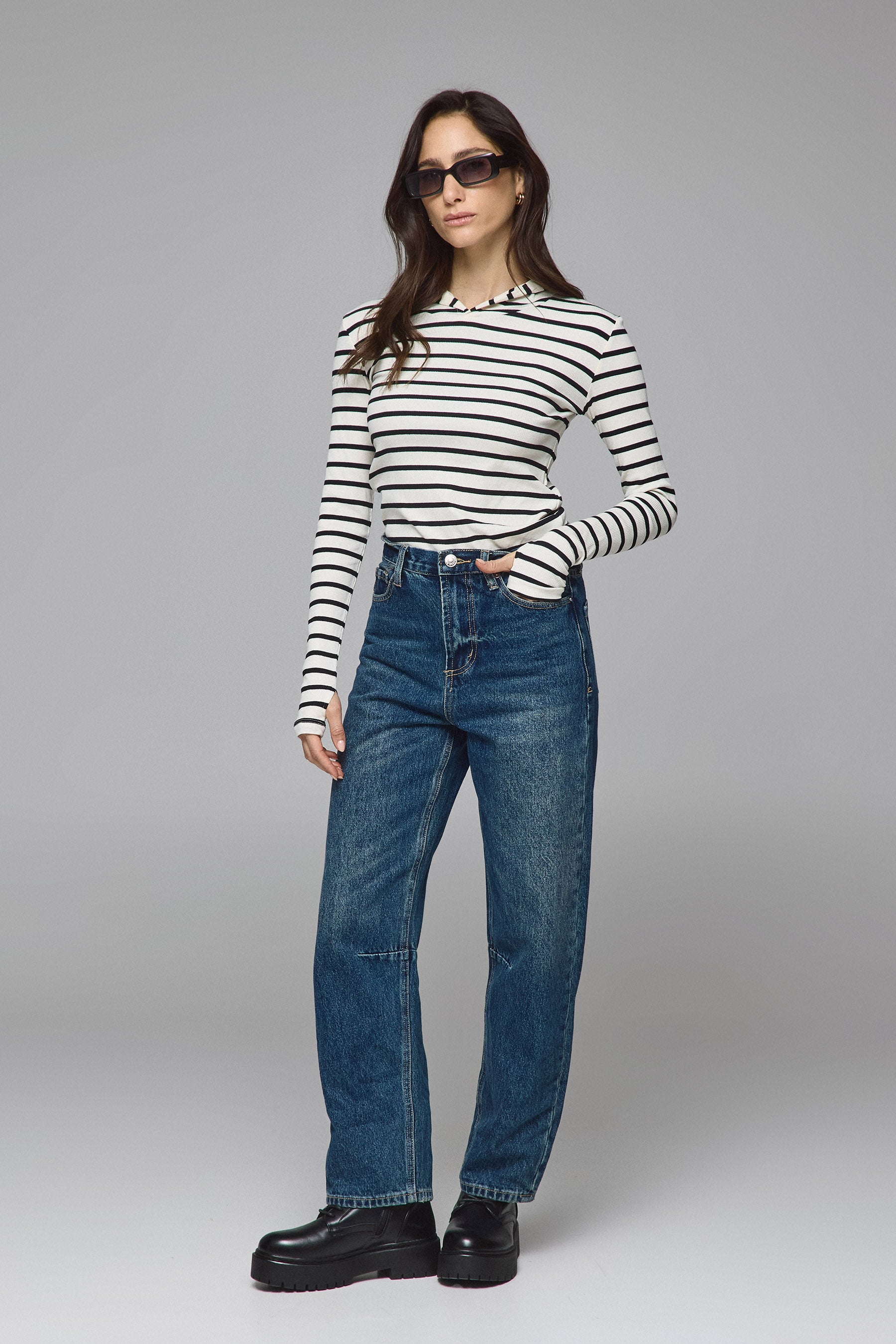 קפוצ'ון ריב פסים